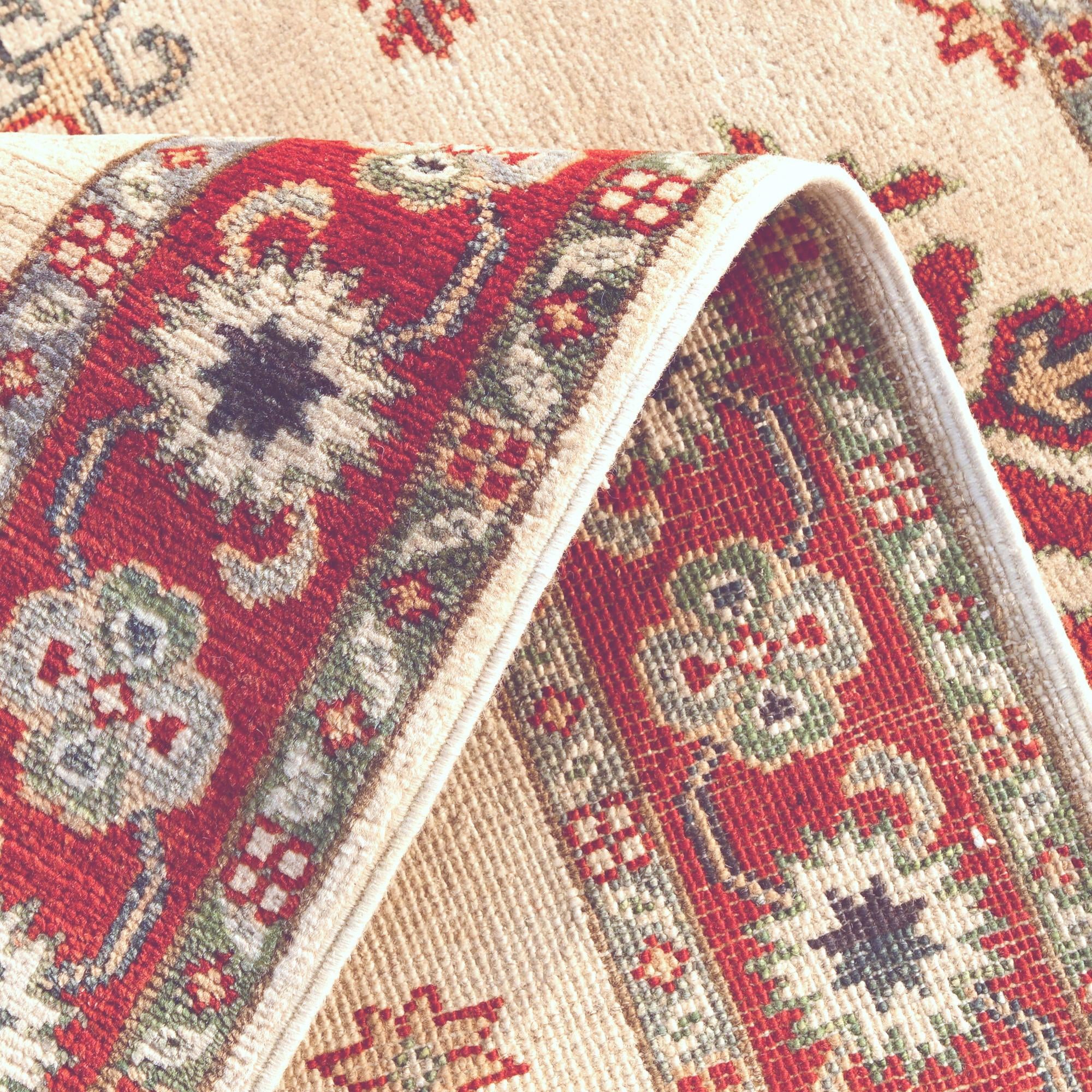 3' 3 x 4' 10 Hand Knotted Kazak Rug