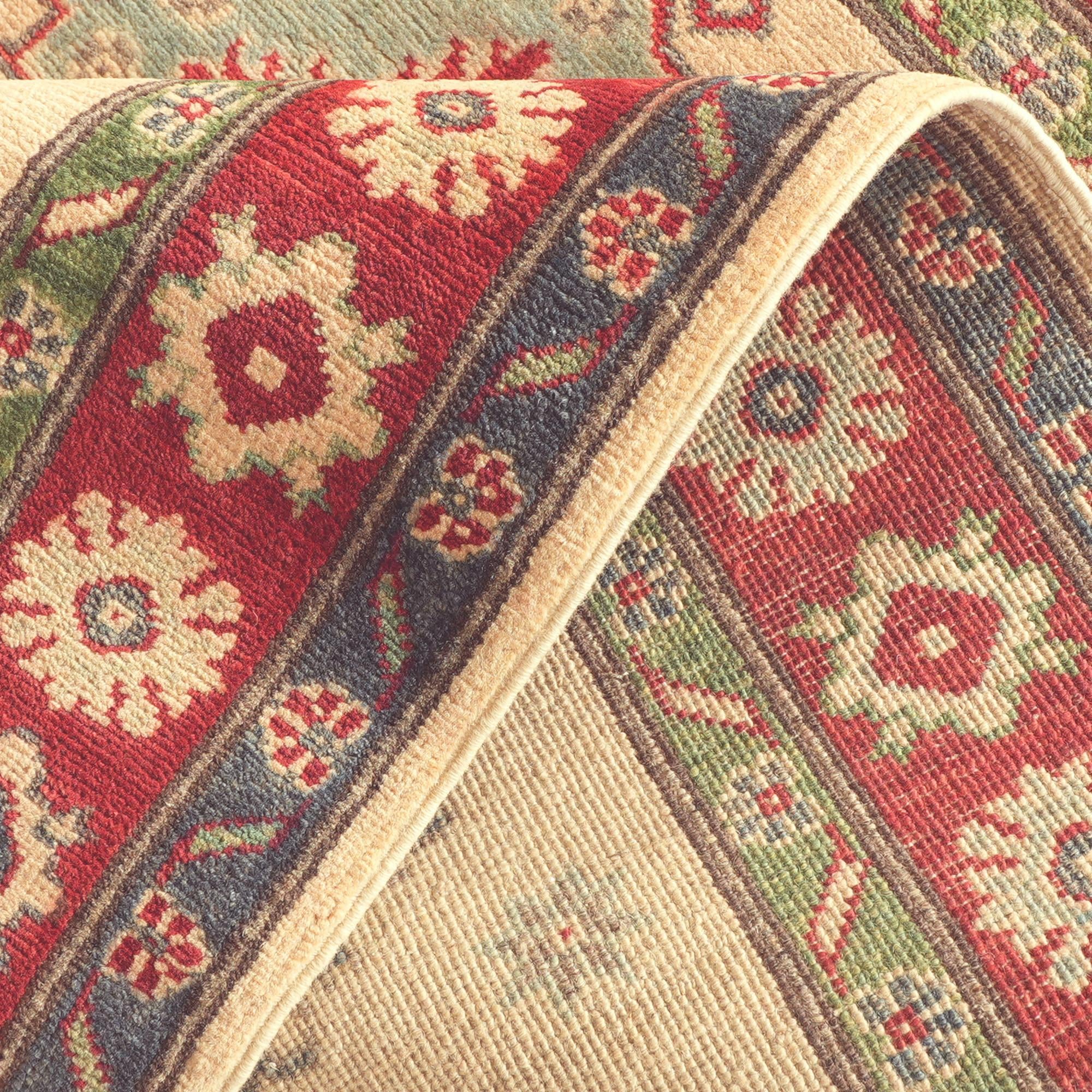 Detail image 9 of 12: 4' 1 x 5' 6 Hand Knotted Kazak Rug
