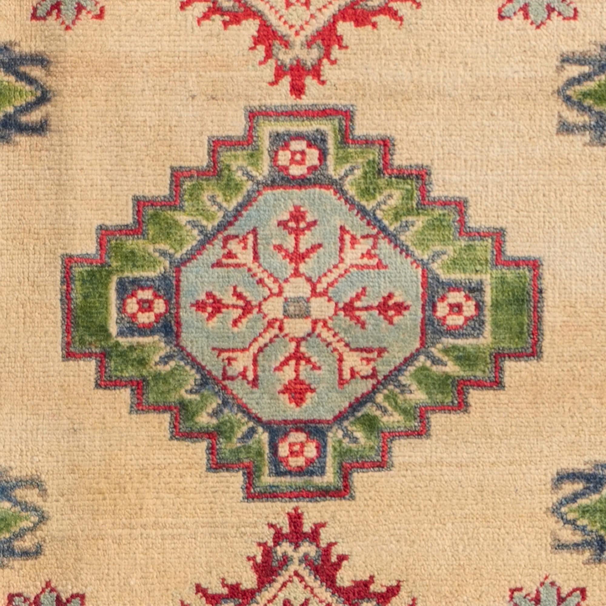 Detail image 11 of 12: 4' 1 x 5' 6 Hand Knotted Kazak Rug