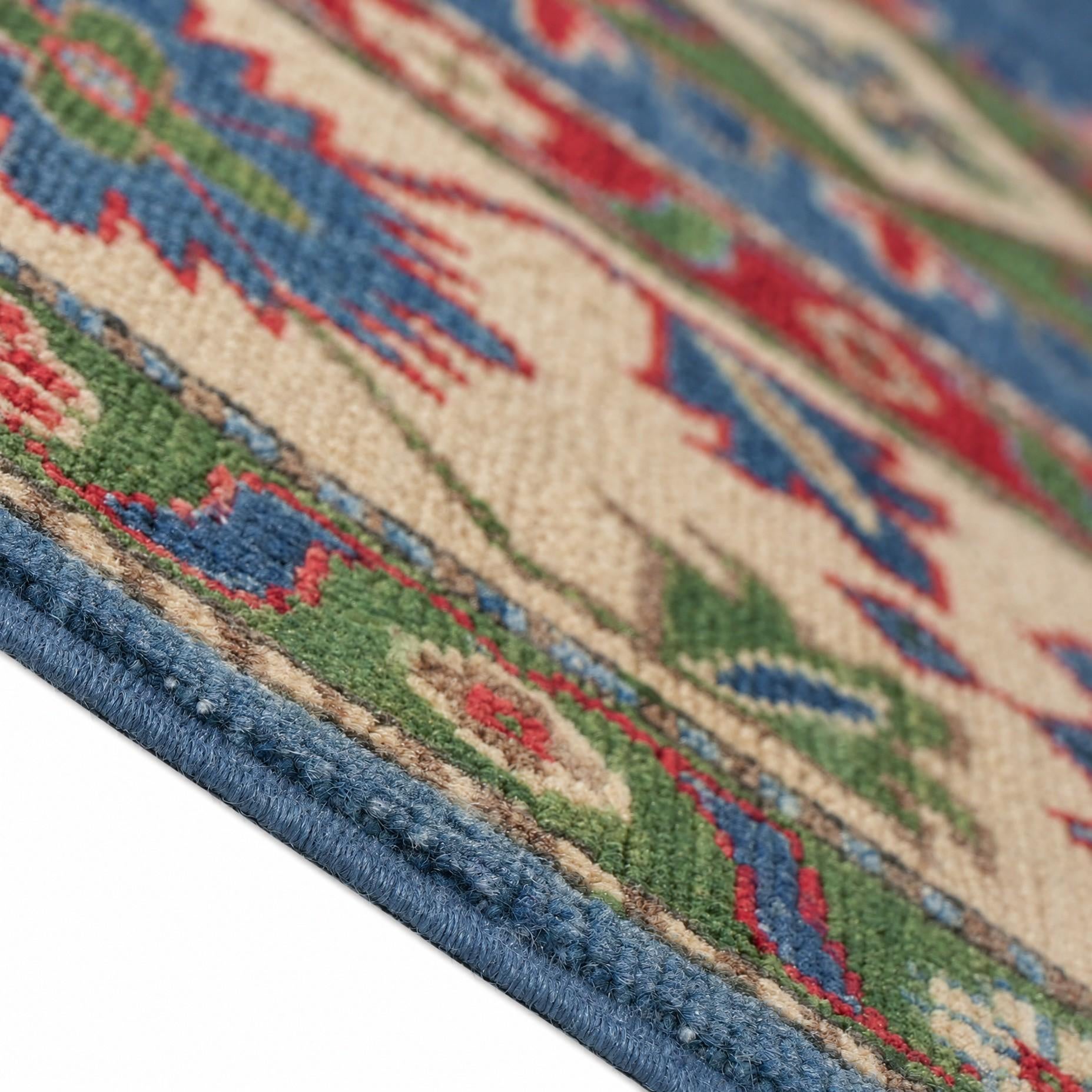205cm x 290cm Hand Knotted Kazak Rug