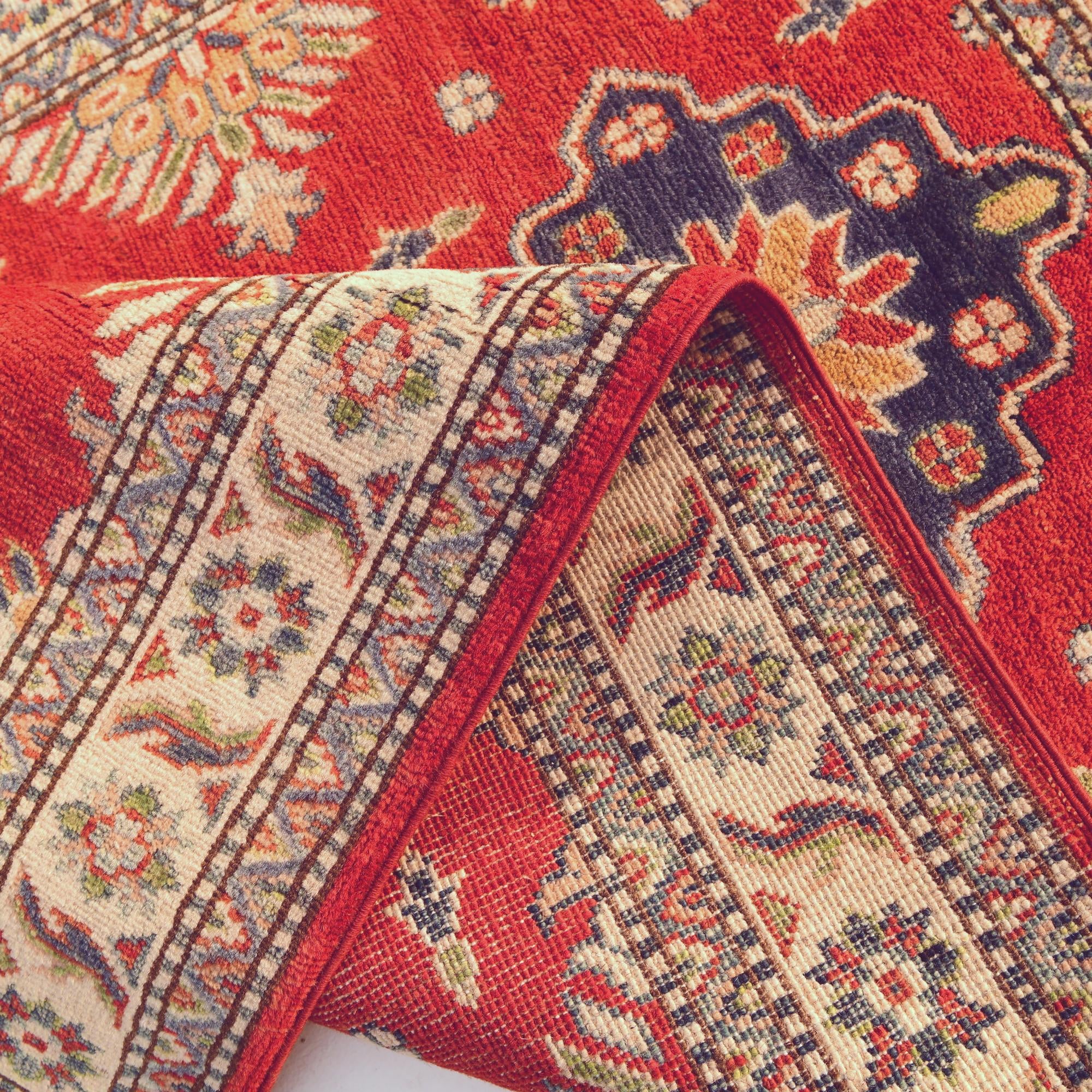 3' 3 x 4' 10 Hand Knotted Kazak Rug