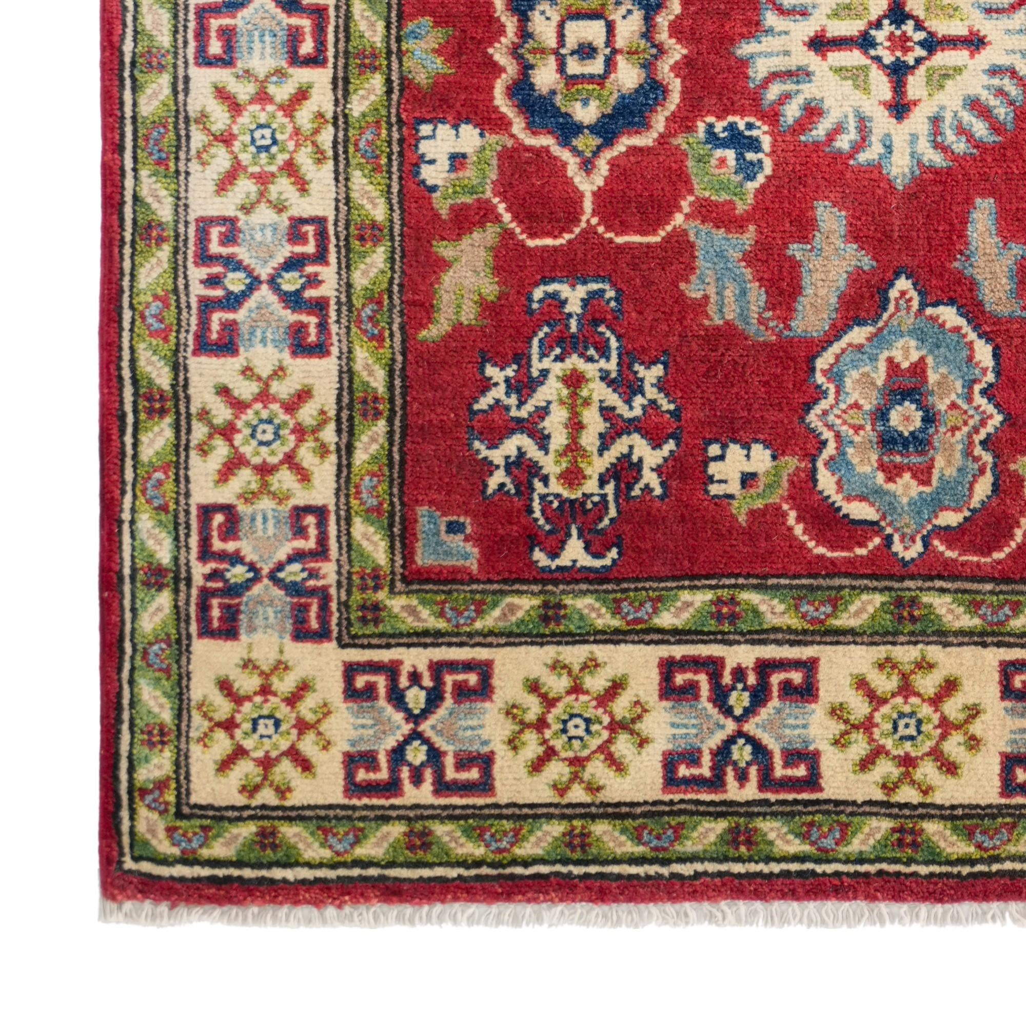100cm x 150cm Handgeknüpft Kazak Teppich