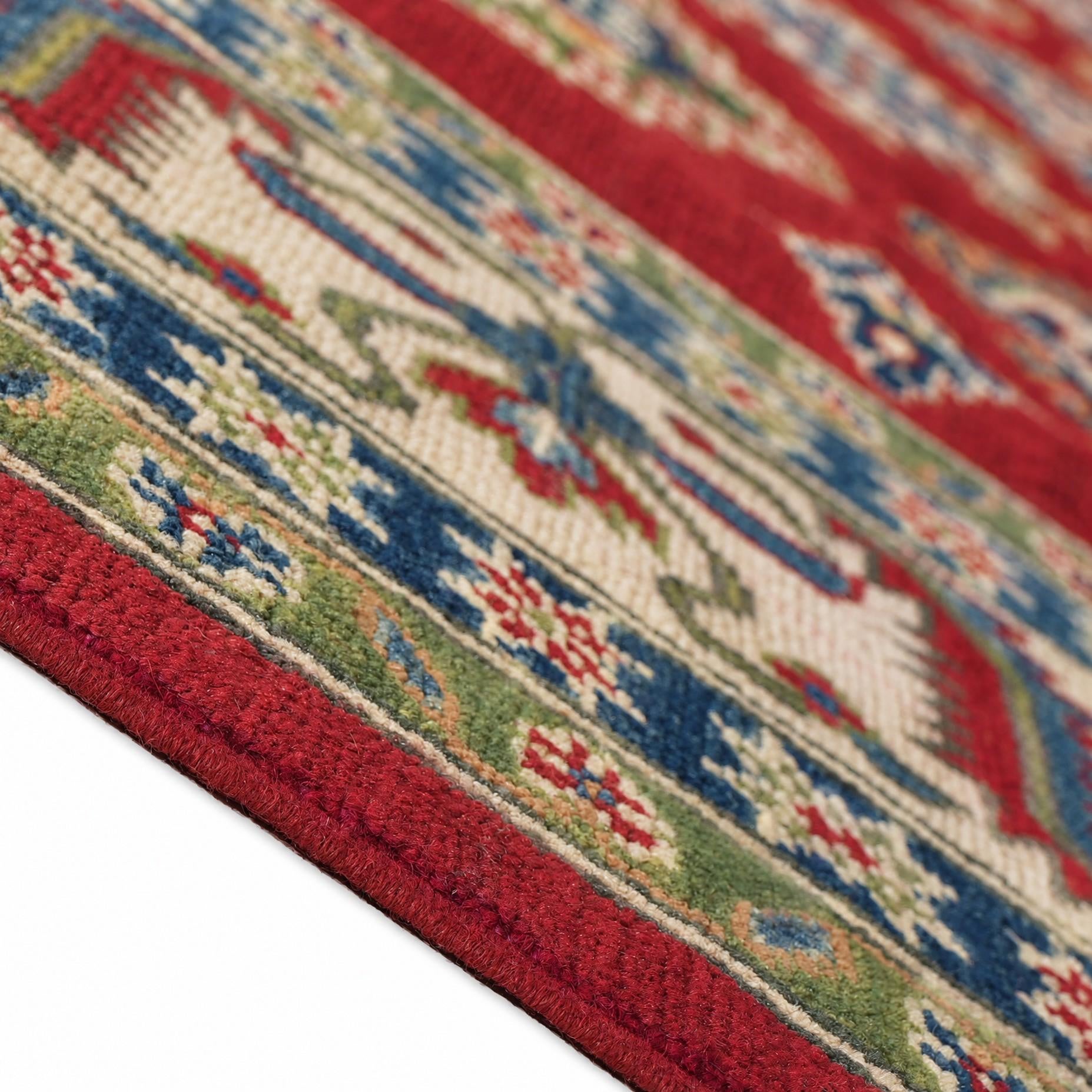 205cm x 295cm Hand Knotted Kazak Rug