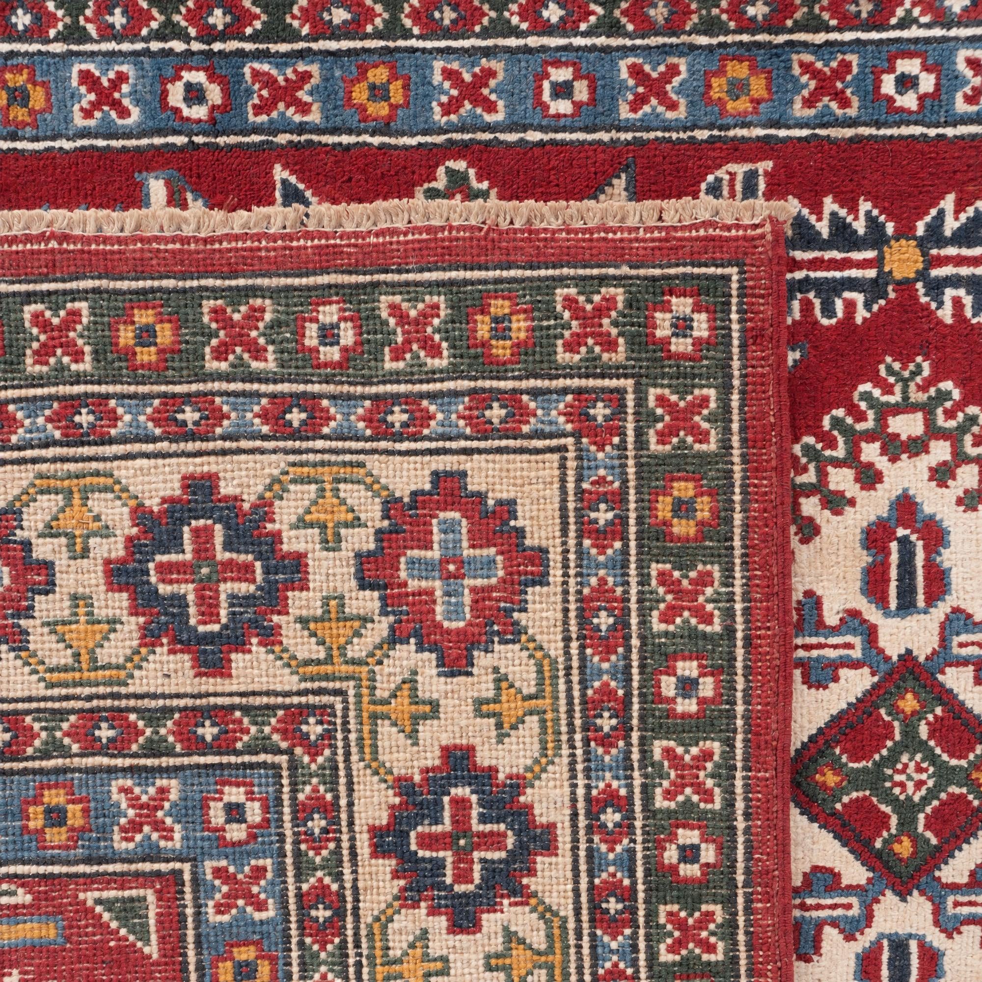 120cm x 190cm Handgeknüpft Kazak Teppich