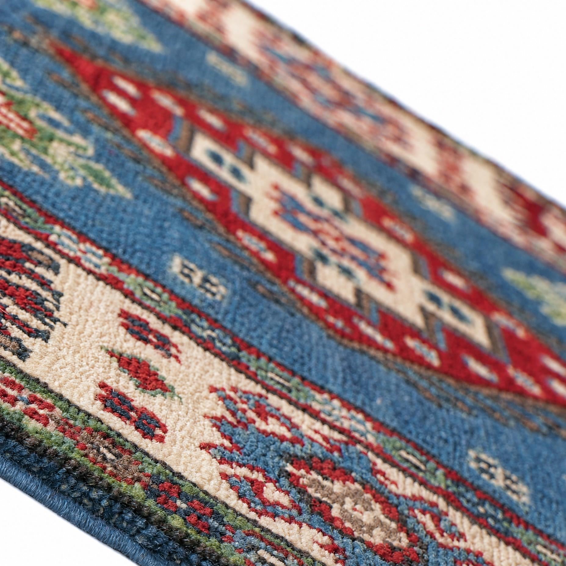 80cm x 125cm Hand Knotted Kazak Rug