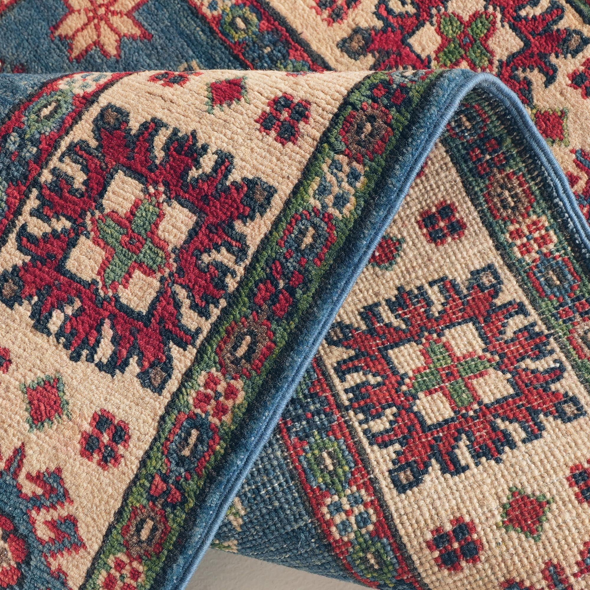 Detail image 8 of 10: 2' 8 x 4' 2 Hand Knotted Kazak Rug