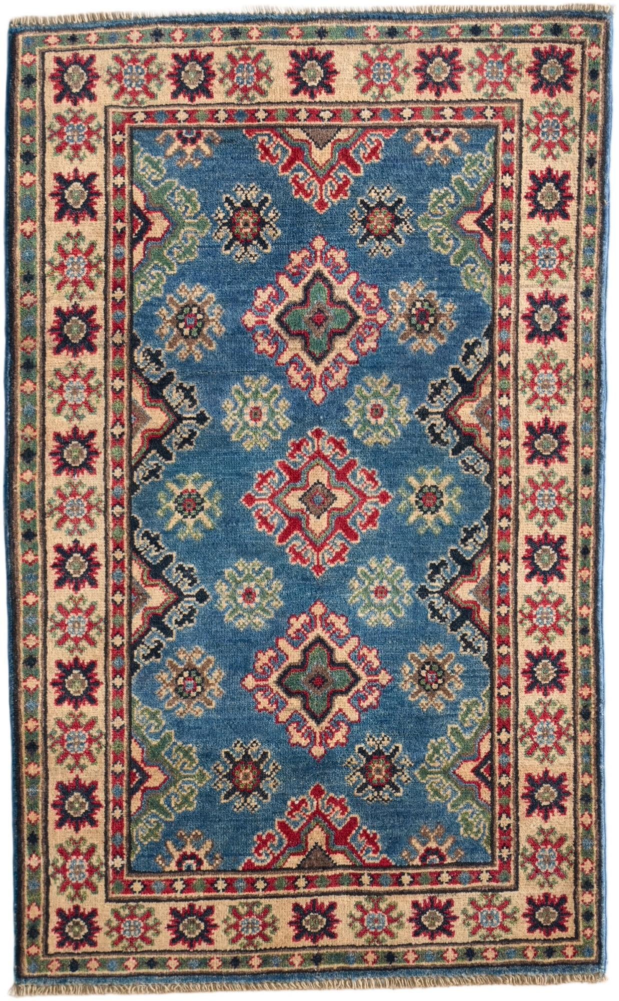 Detail image 2 of 10: 2' 7 x 4' 2 Hand Knotted Kazak Rug