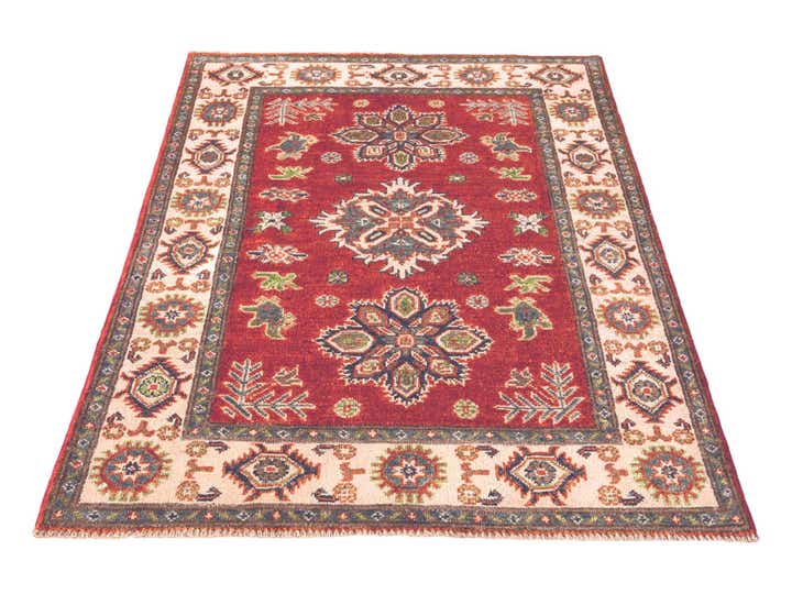 3' 3 x 5' Hand Knotted Kazak Rug