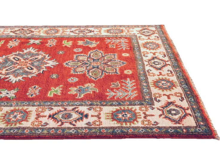 Detail image of 3' 3 x 5' Hand Knotted Kazak Rug