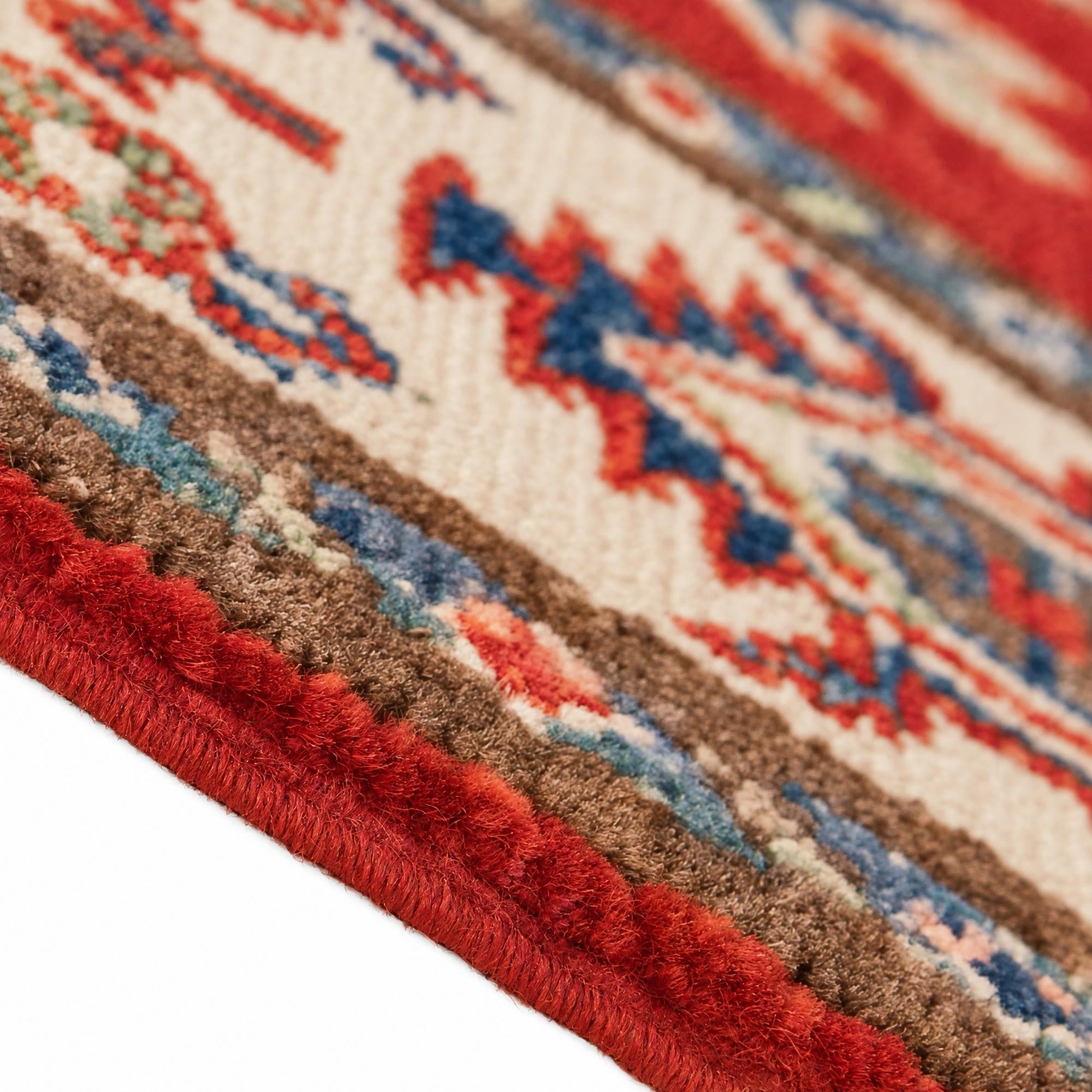 100cm x 155cm Hand Knotted Kazak Rug