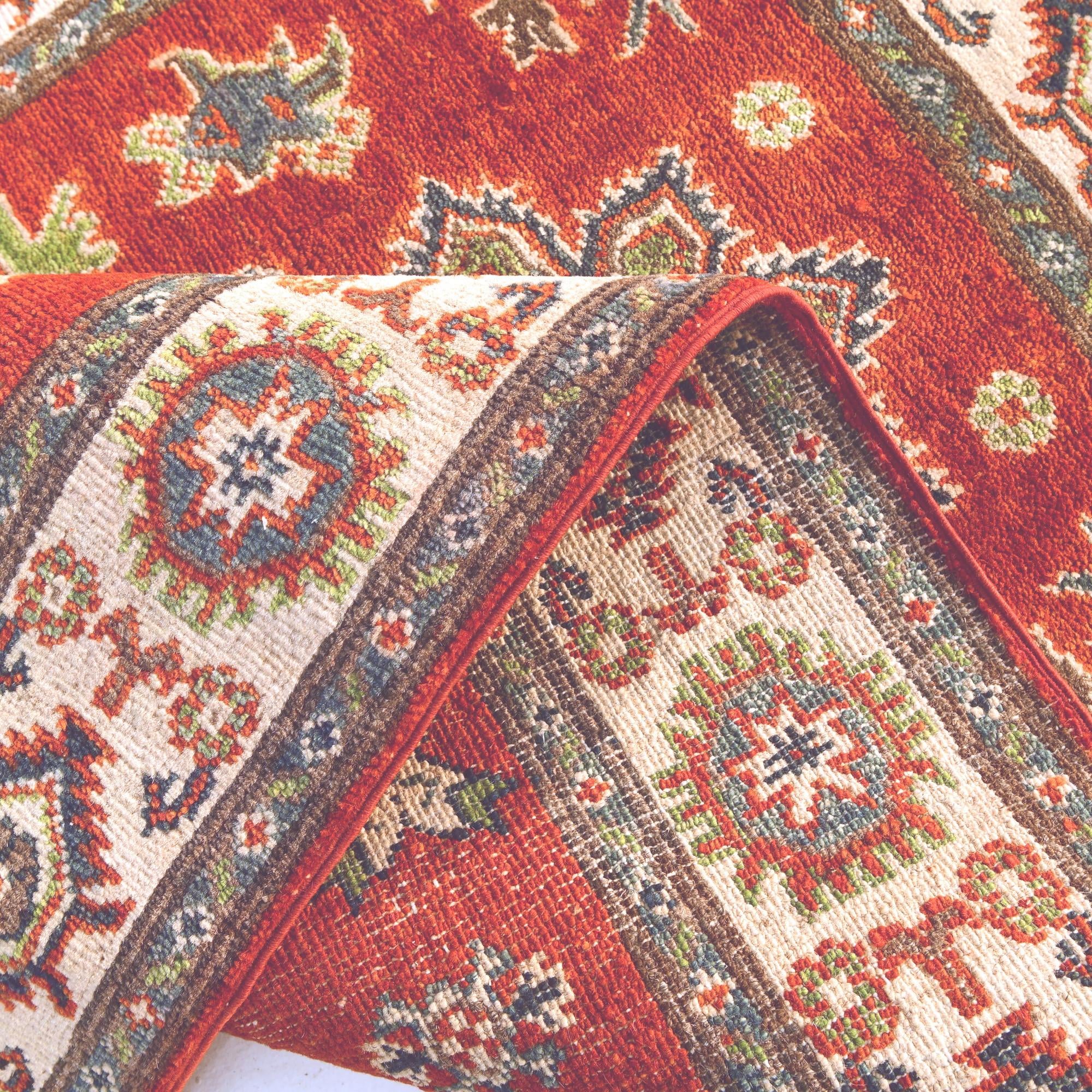 3' 3 x 5' Hand Knotted Kazak Rug