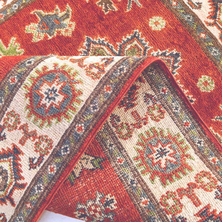 3' 3 x 5' Hand Knotted Kazak Rug