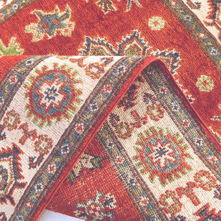 Detail image of 3' 3 x 5' Hand Knotted Kazak Rug