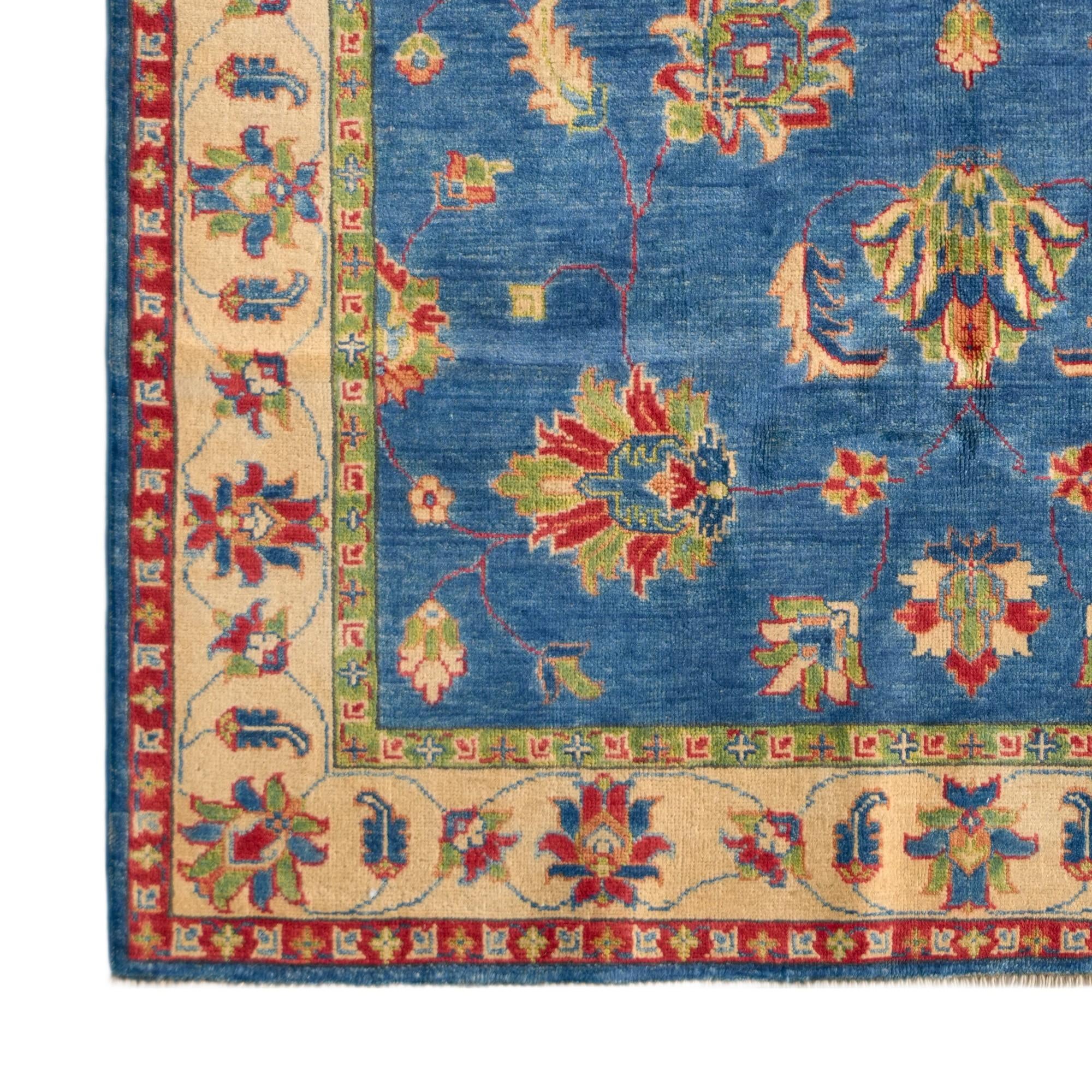 Detail image 7 of 11: 5' 1 x 6' 6 Hand Knotted Kazak Rug