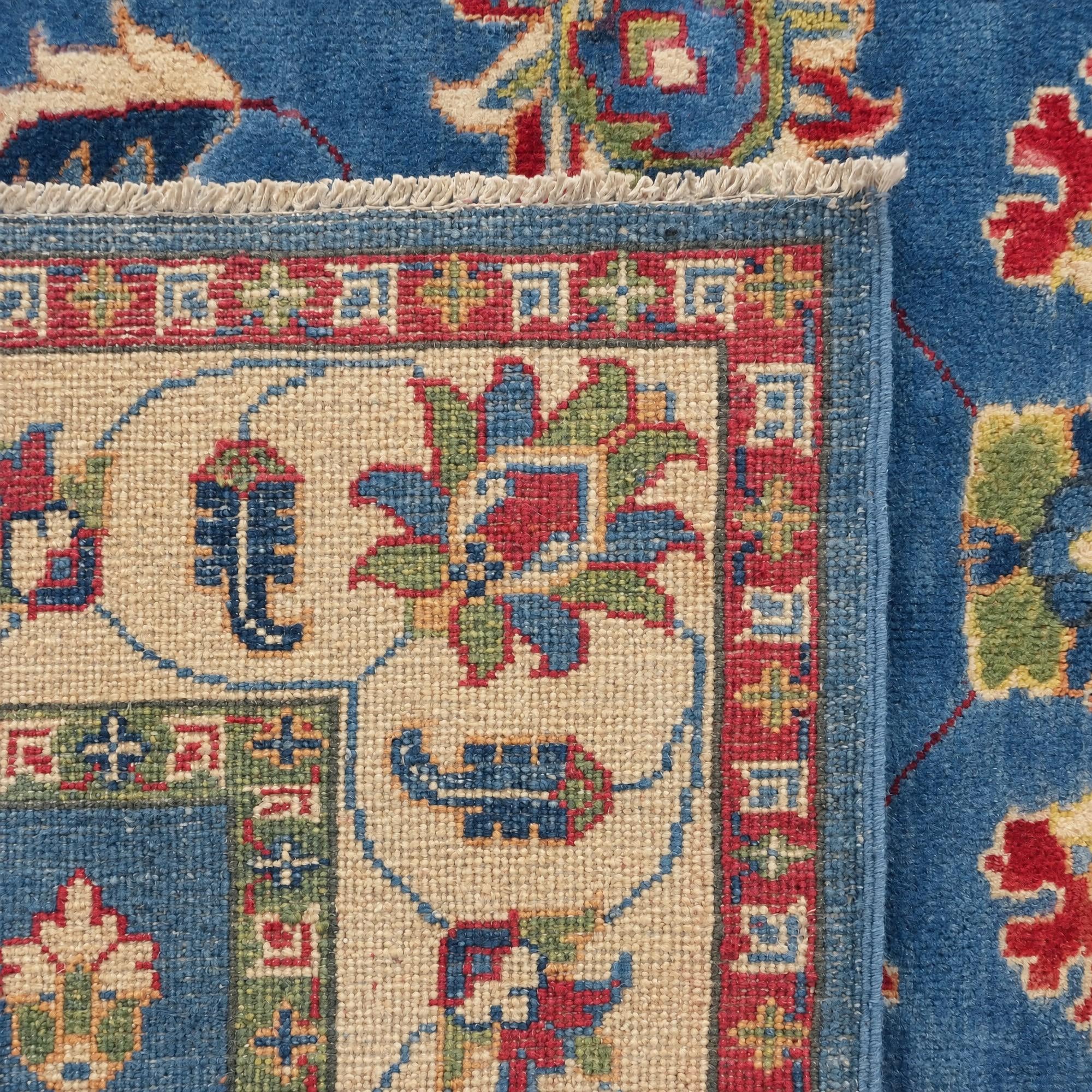 Detail image 11 of 11: 5' 1 x 6' 6 Hand Knotted Kazak Rug