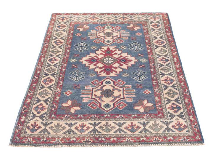 2' 8 x 4' Hand Knotted Kazak Rug
