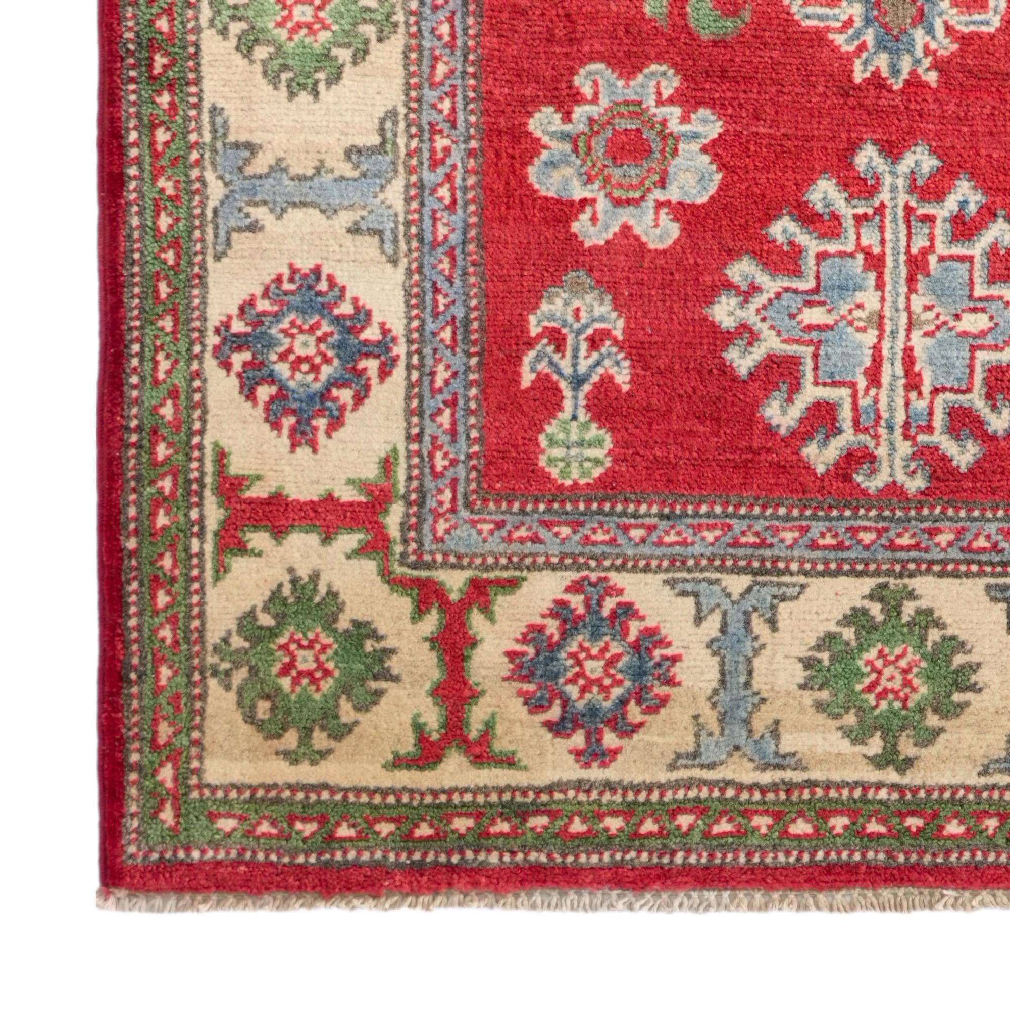 2' 8 x 4' 1 Hand Knotted Kazak Rug