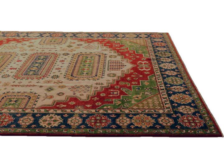 8' 2 x 10' 6 Hand Knotted Kazak Rug