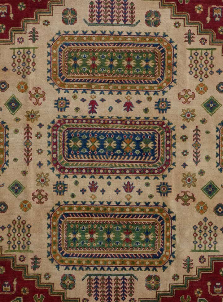 8' 2 x 10' 6 Hand Knotted Kazak Rug