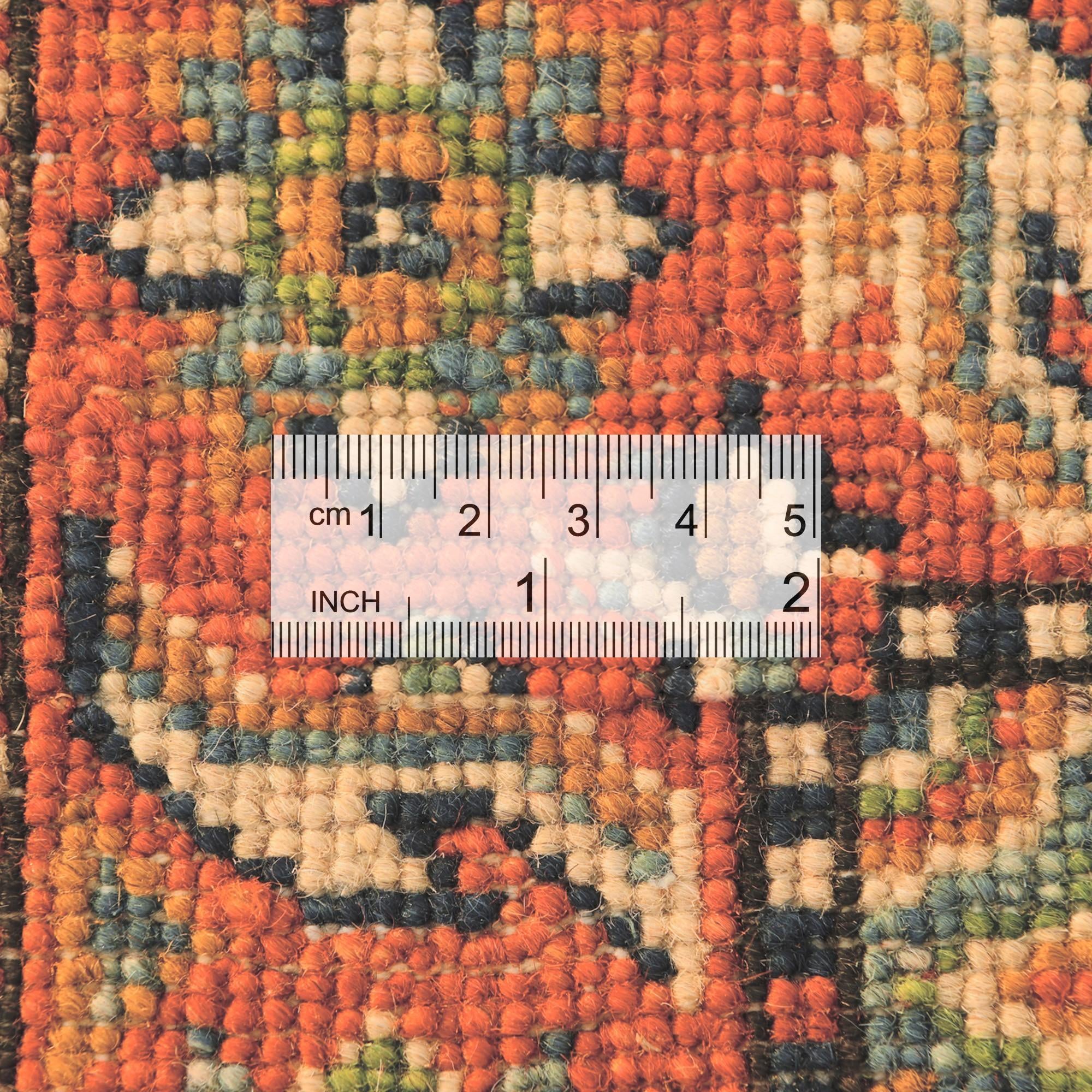 Detail image 9 of 10: 3' 11 x 5' 8 Hand Knotted Kazak Rug
