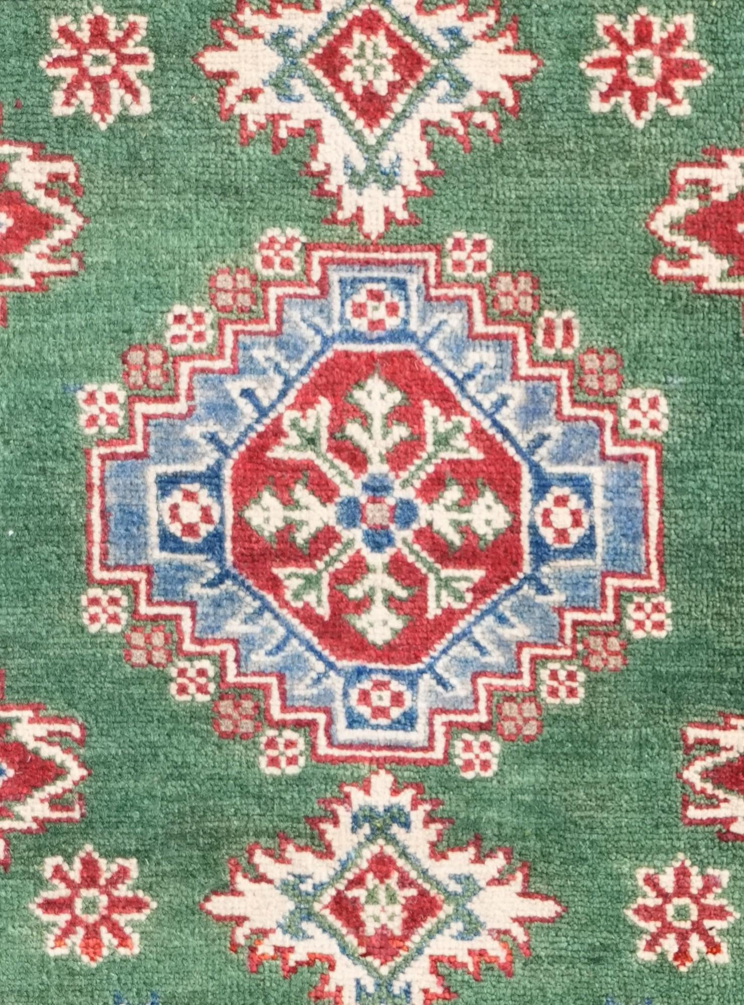 3' 8 x 5' 10 Hand Knotted Kazak Rug