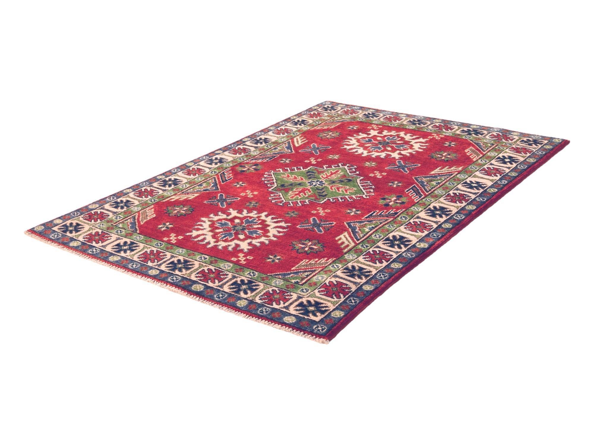 3' 3 x 4' 11 Hand Knotted Kazak Rug