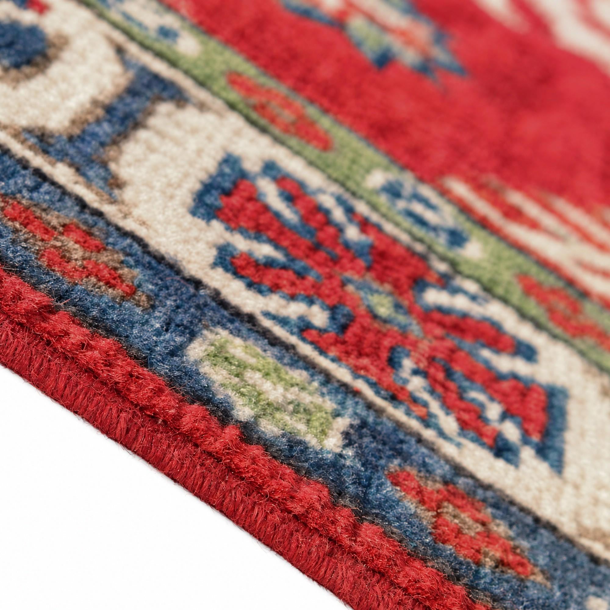 100cm x 150cm Hand Knotted Kazak Rug