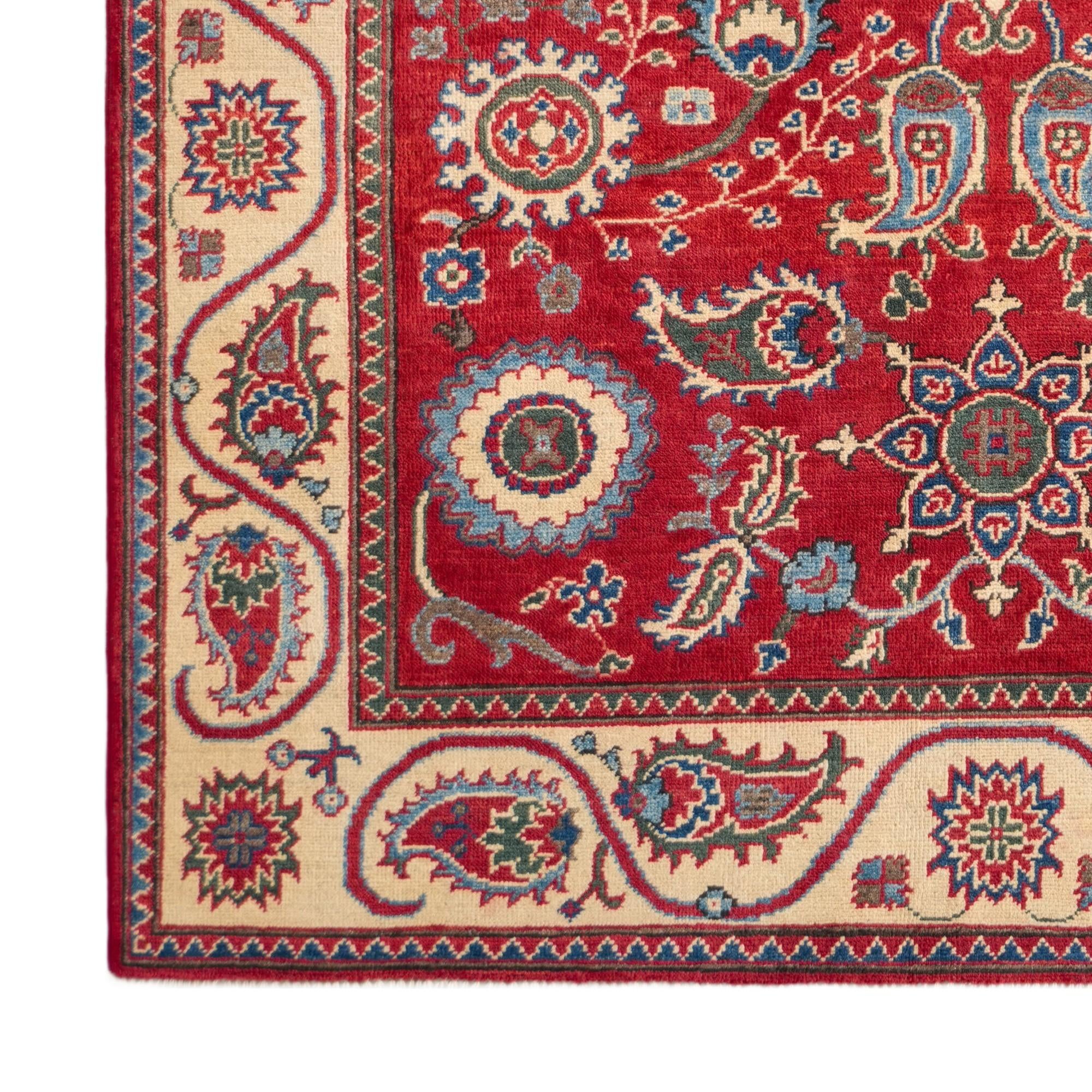 Detail image 7 of 12: 5' x 6' 8 Hand Knotted Kazak Rug