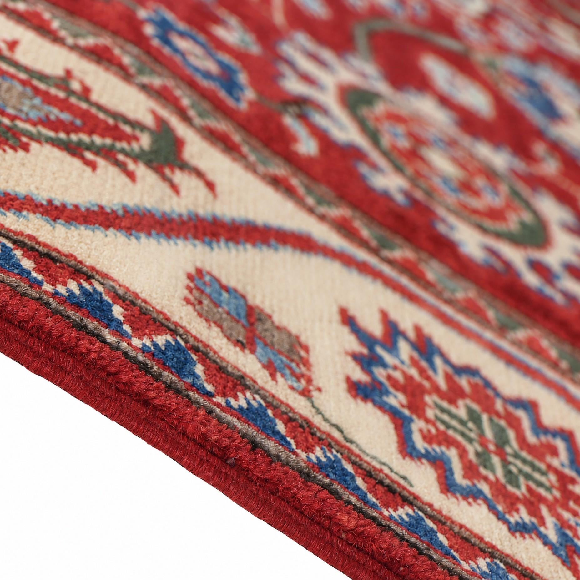 Detail image 8 of 12: 5' x 6' 8 Hand Knotted Kazak Rug