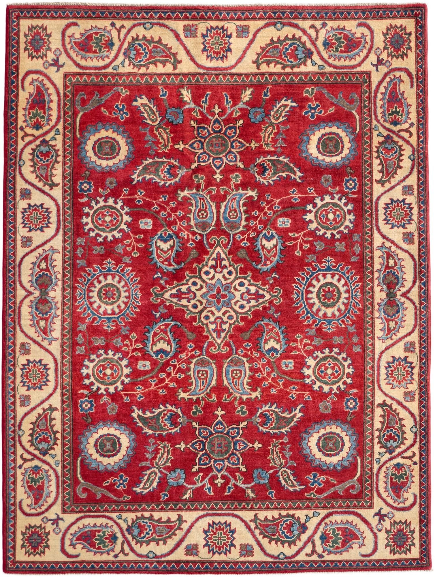 Detail image 2 of 12: 5' x 6' 8 Hand Knotted Kazak Rug