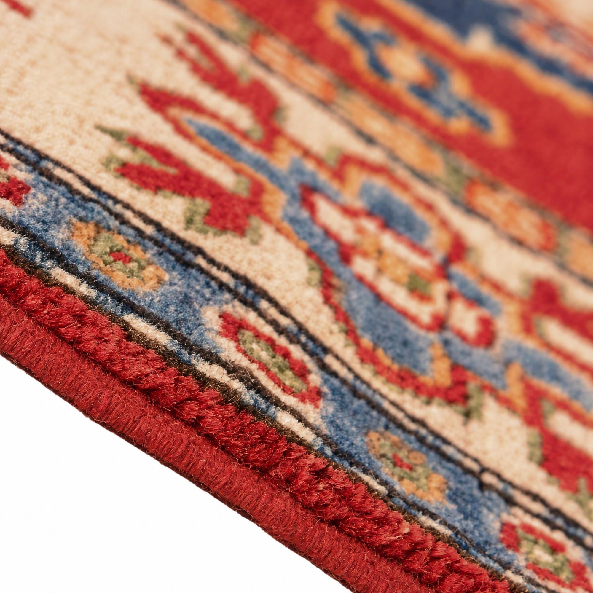 125cm x 175cm Hand Knotted Kazak Rug