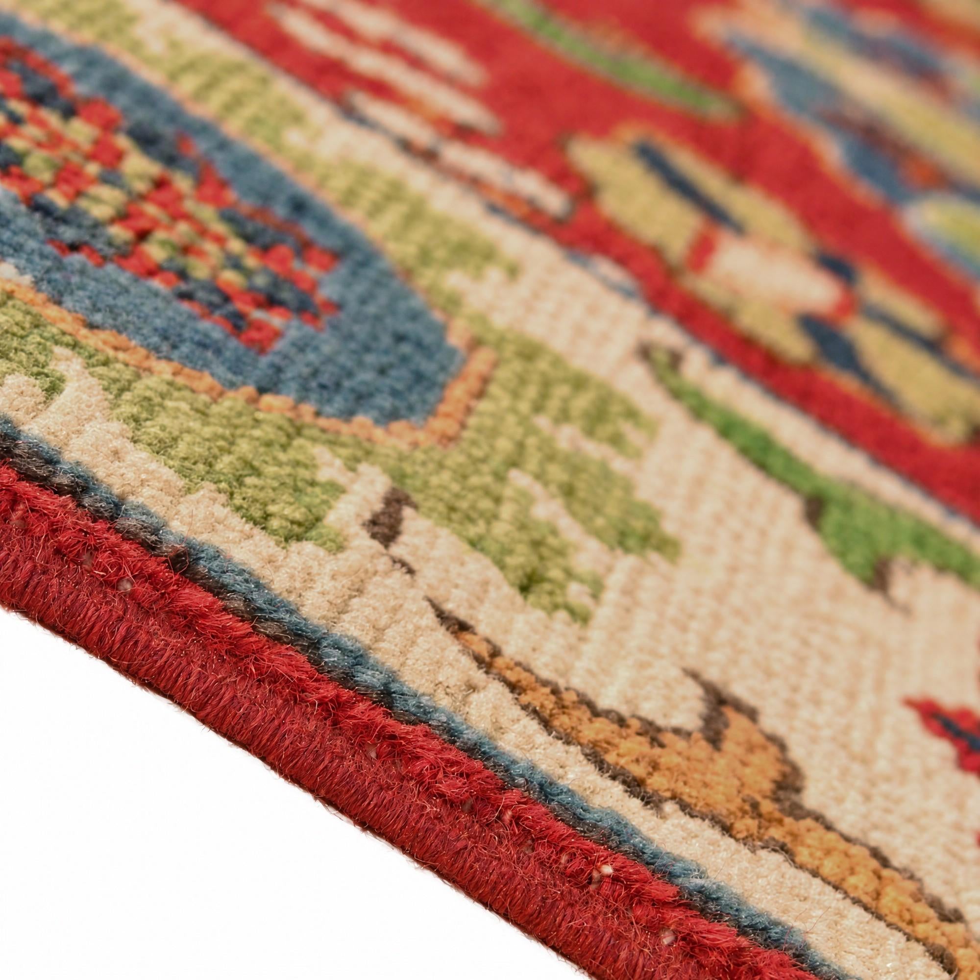 80cm x 125cm Handgeknüpft Kazak Teppich