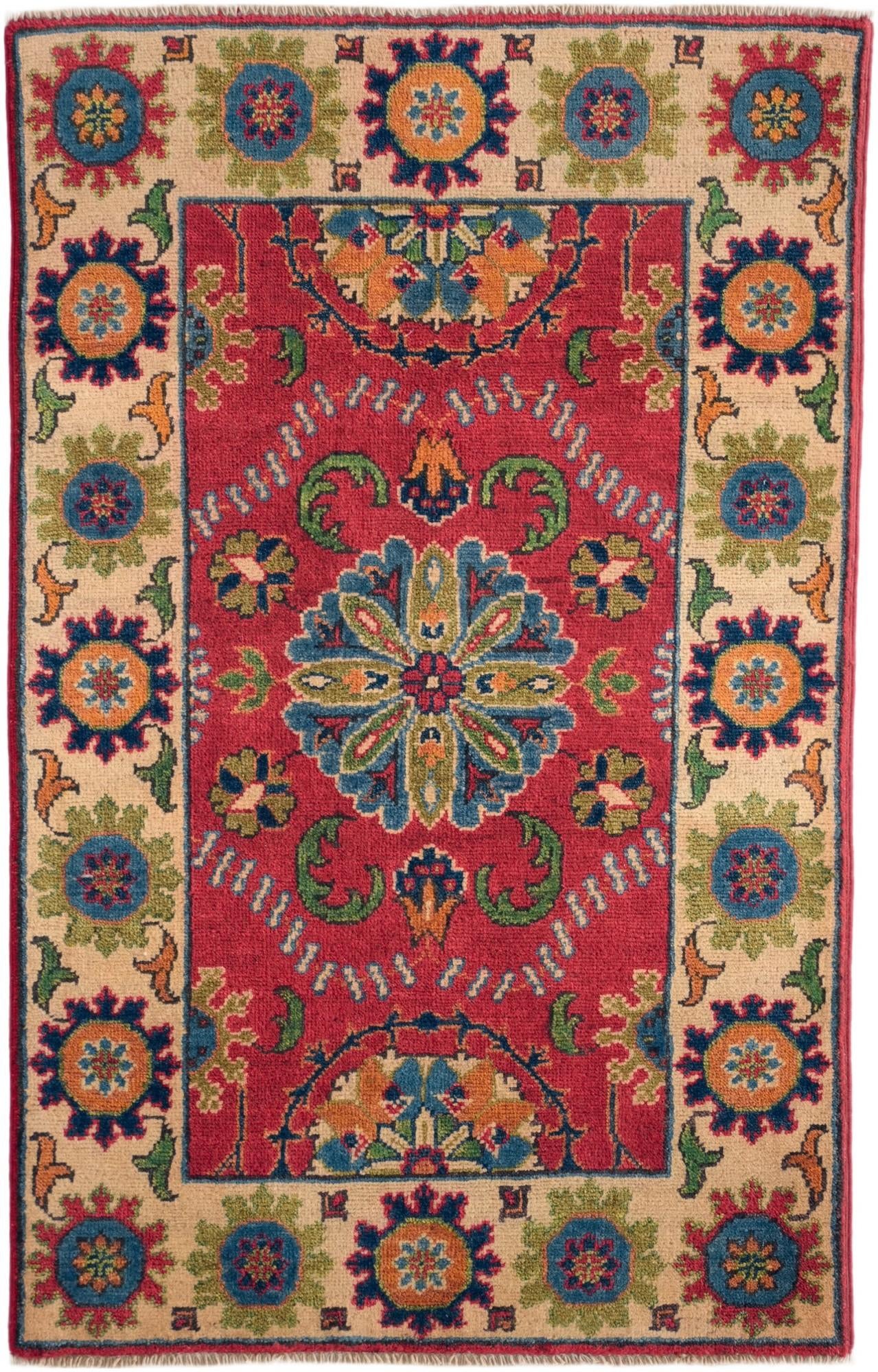 2' 8 x 4' 2 Hand Knotted Kazak Rug