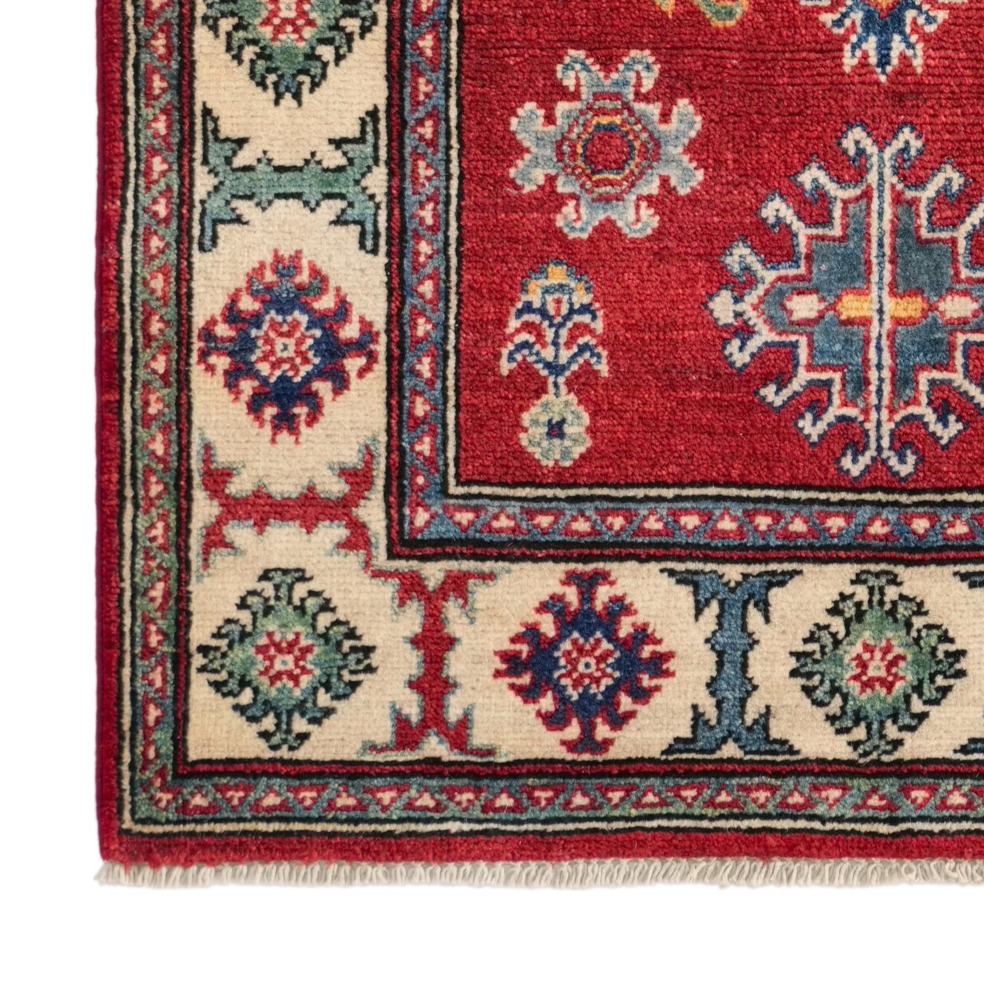2' 9 x 4' 2 Hand Knotted Kazak Rug