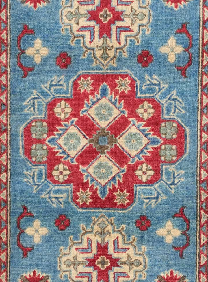 2' 7 x 4' Hand Knotted Kazak Rug