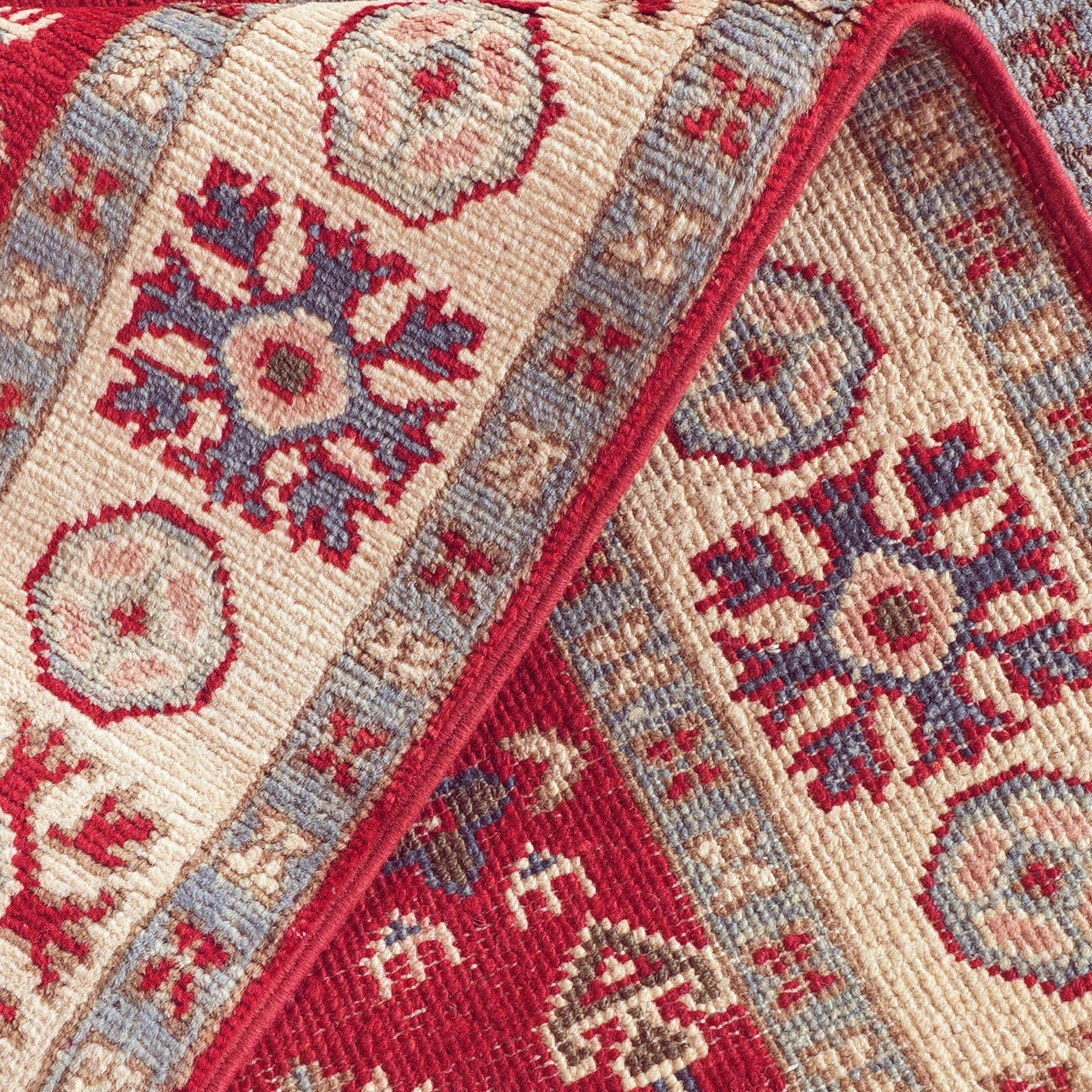 Detail image 9 of 12: 4' 1 x 5' 9 Hand Knotted Kazak Rug