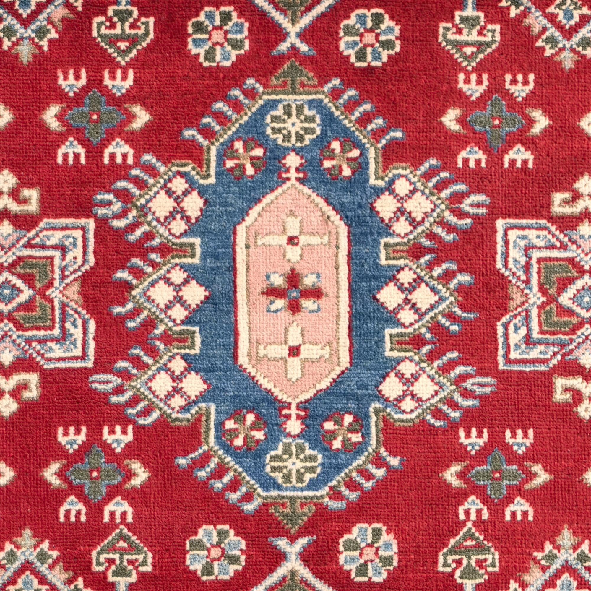 Detail image 11 of 12: 4' 1 x 5' 9 Hand Knotted Kazak Rug