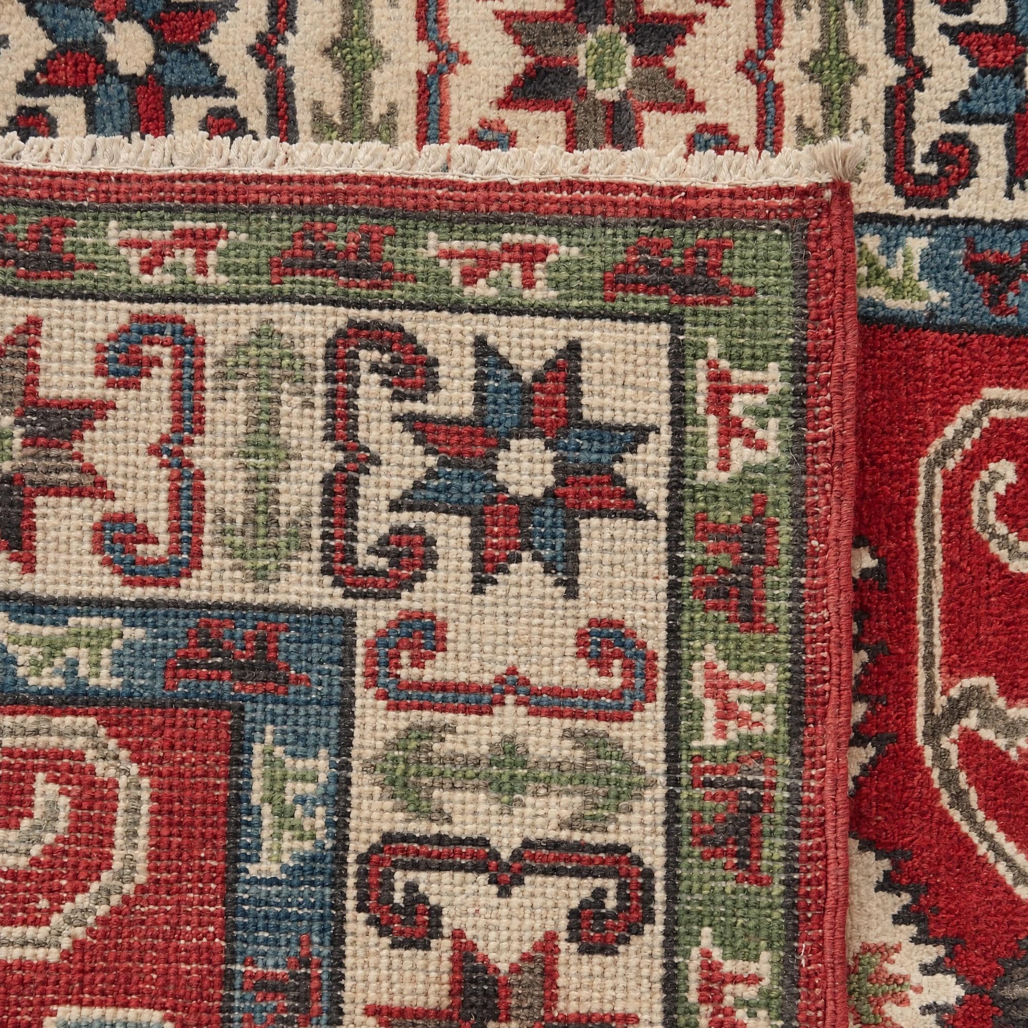 80cm x 120cm Hand Knotted Kazak Rug