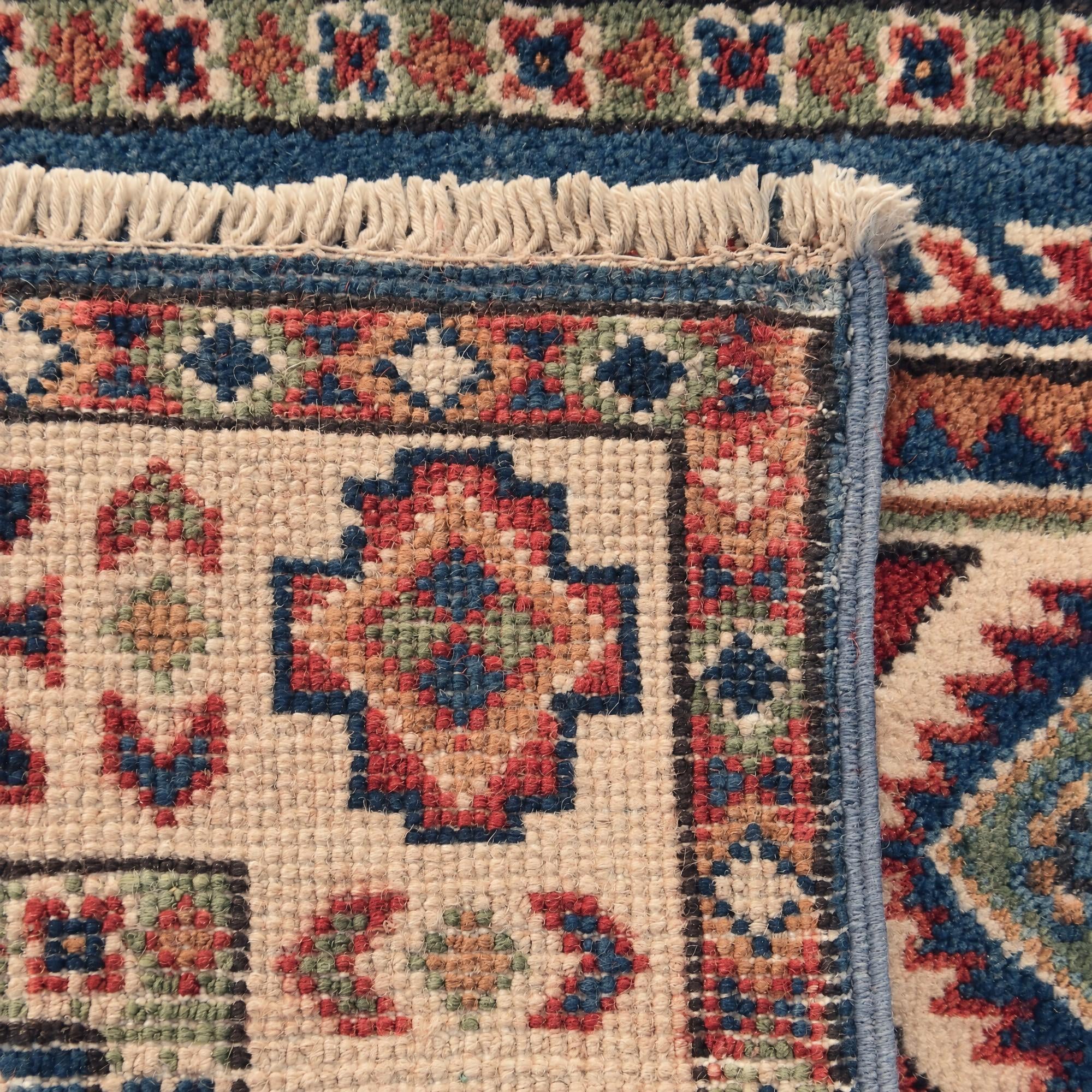 Detail image 12 of 12: 2' x 3' 1 Hand Knotted Kazak Rug