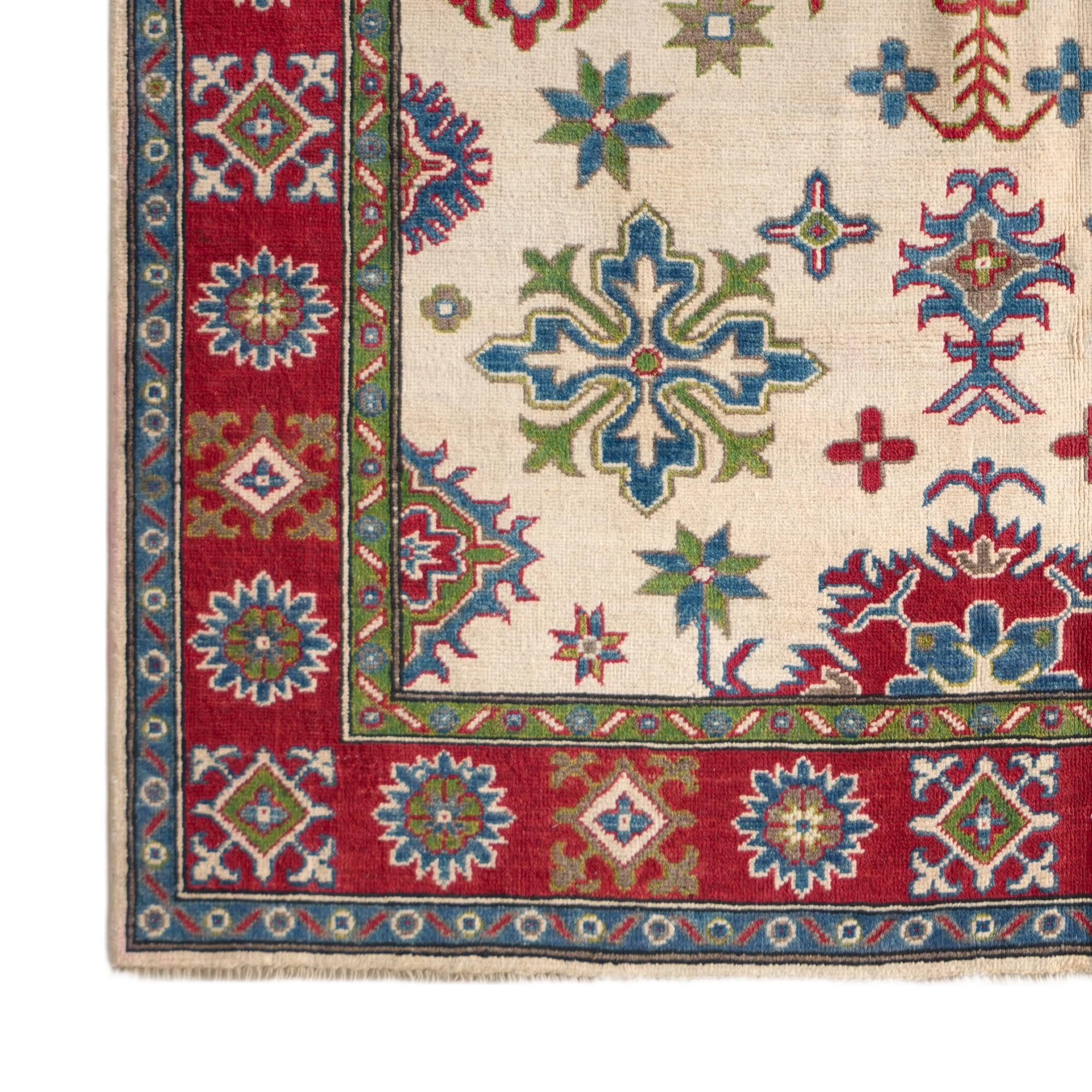 Detail image 7 of 10: 5' 1 x 6' 11 Hand Knotted Kazak Rug