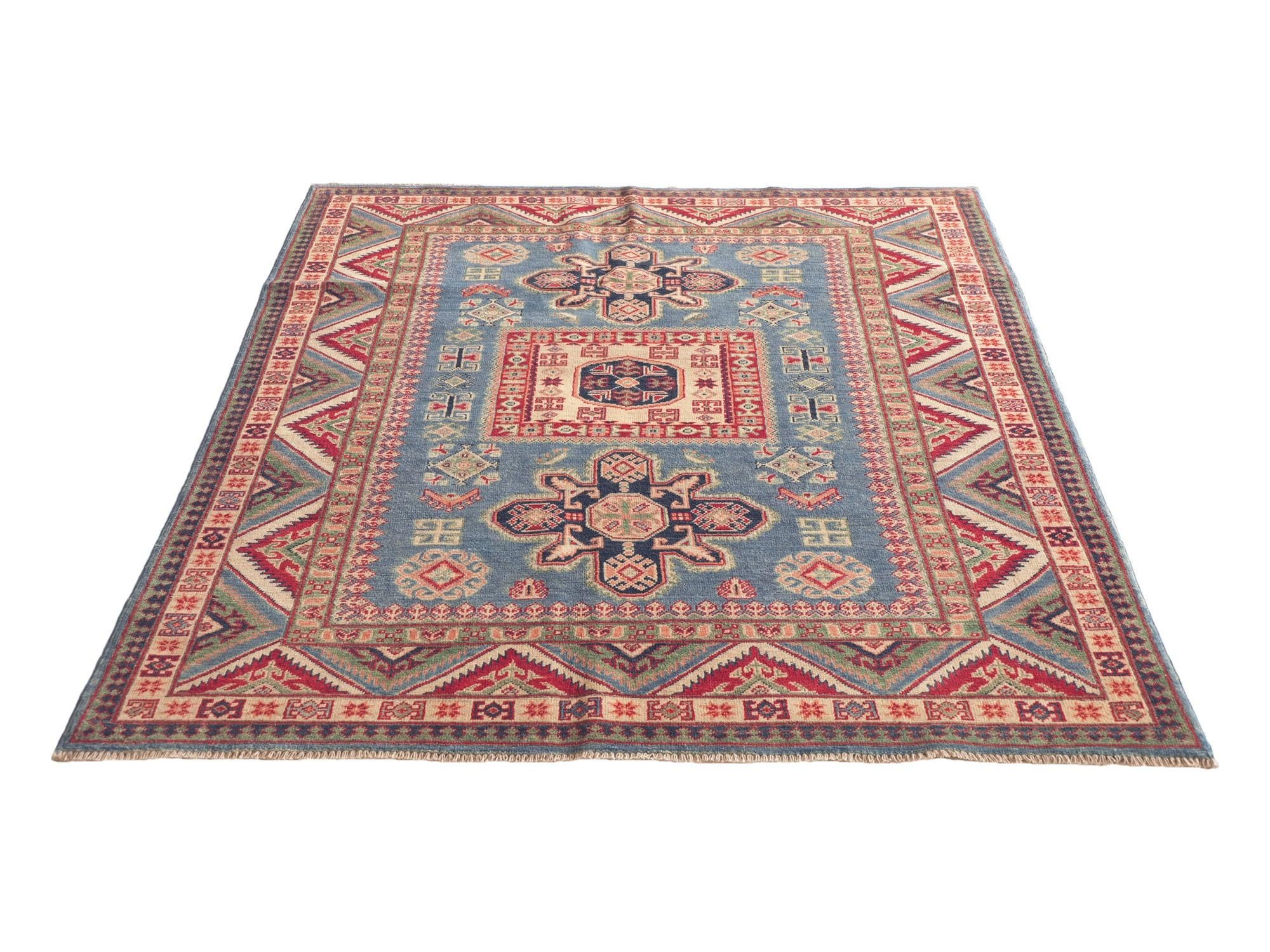 150cm x 200cm Hand Knotted Kazak Rug