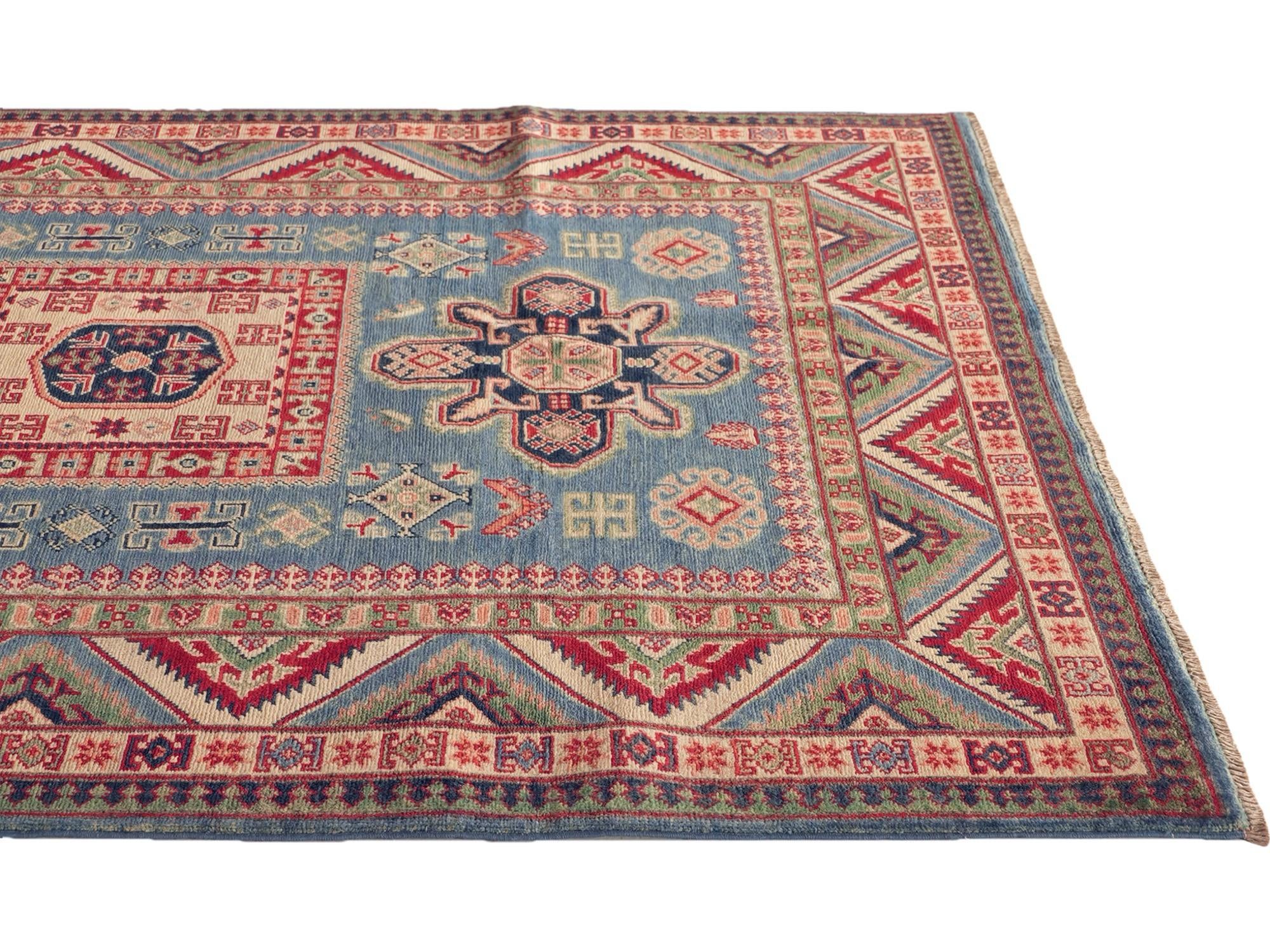 150cm x 200cm Hand Knotted Kazak Rug