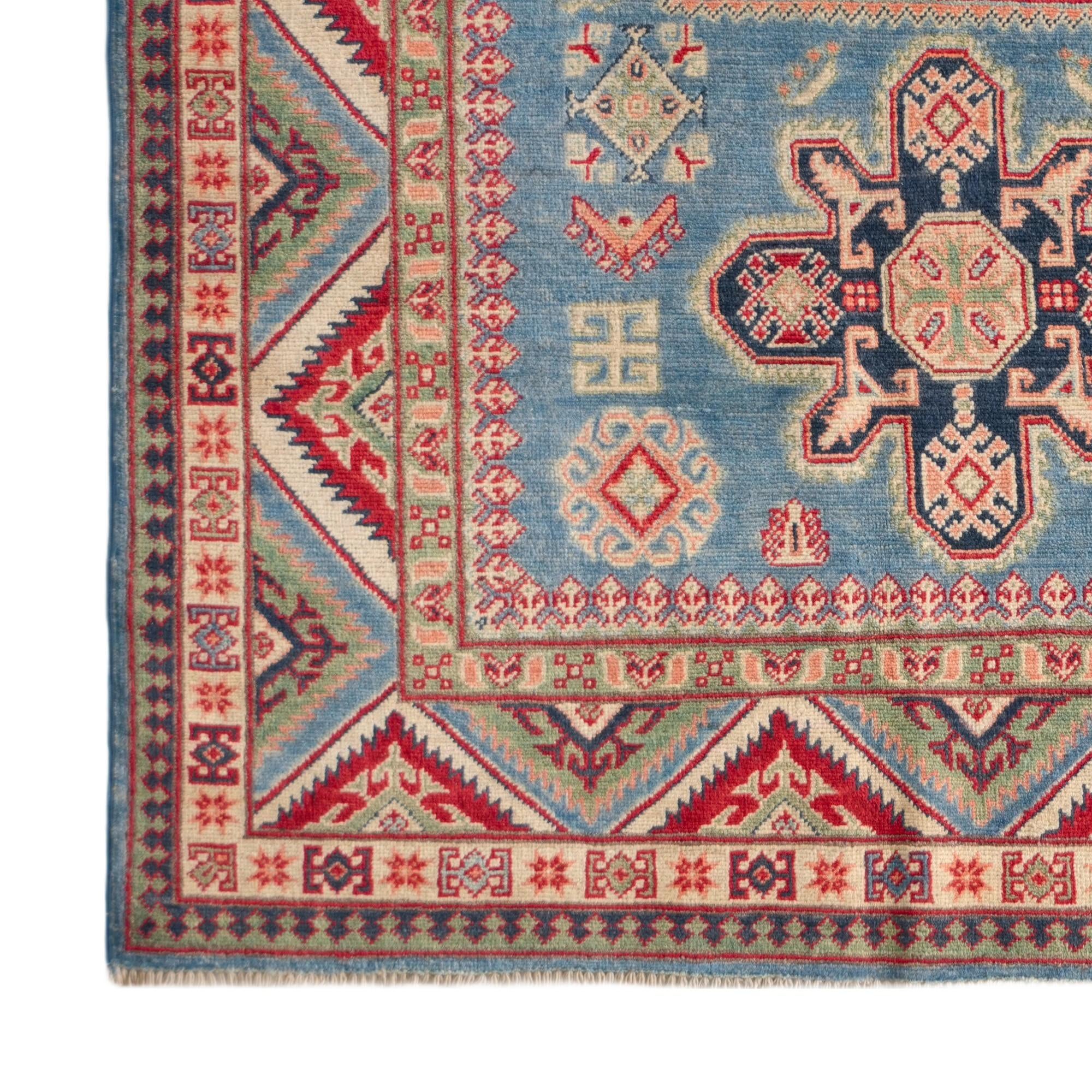 150cm x 200cm Hand Knotted Kazak Rug