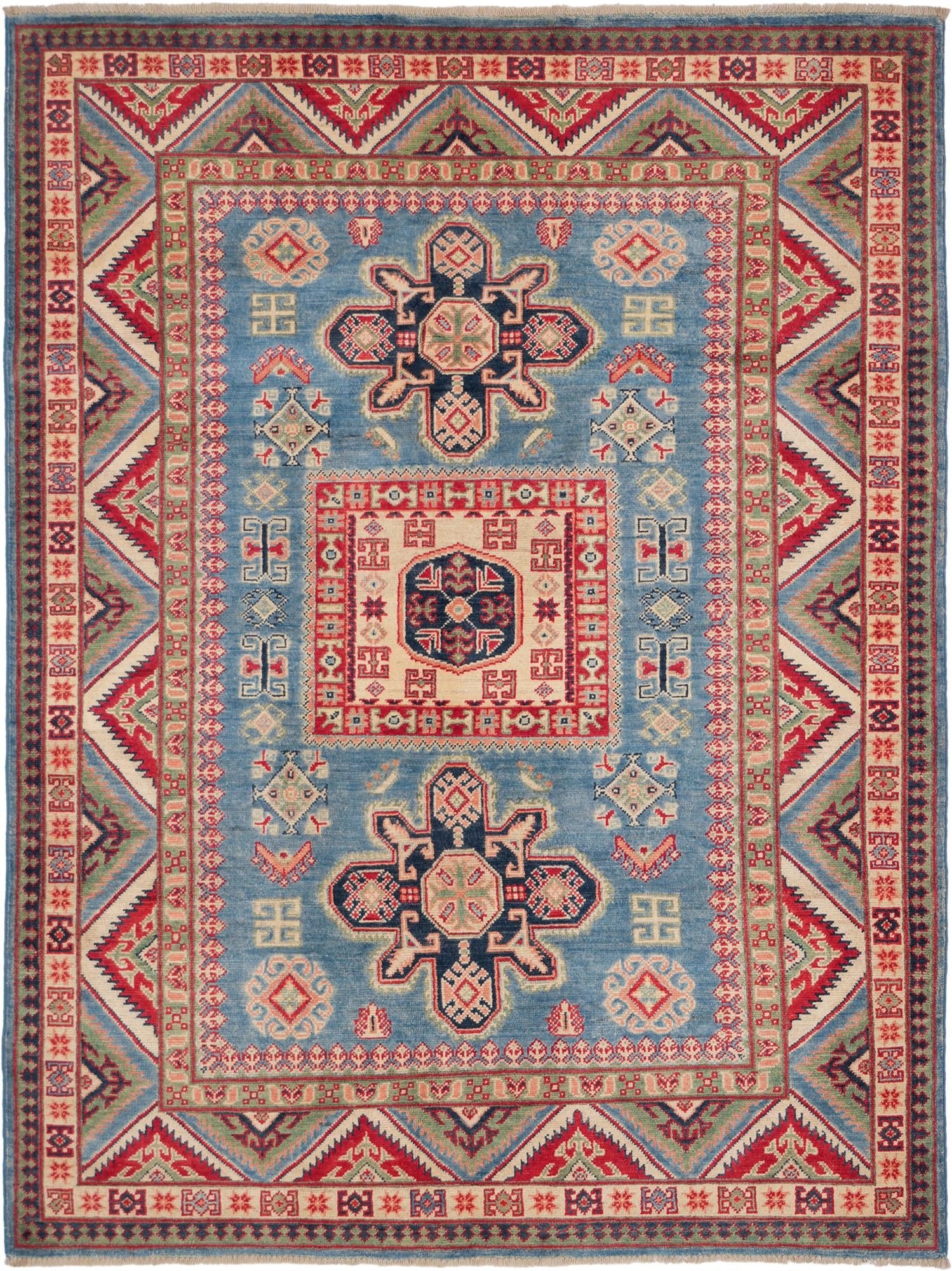 150cm x 200cm Hand Knotted Kazak Rug
