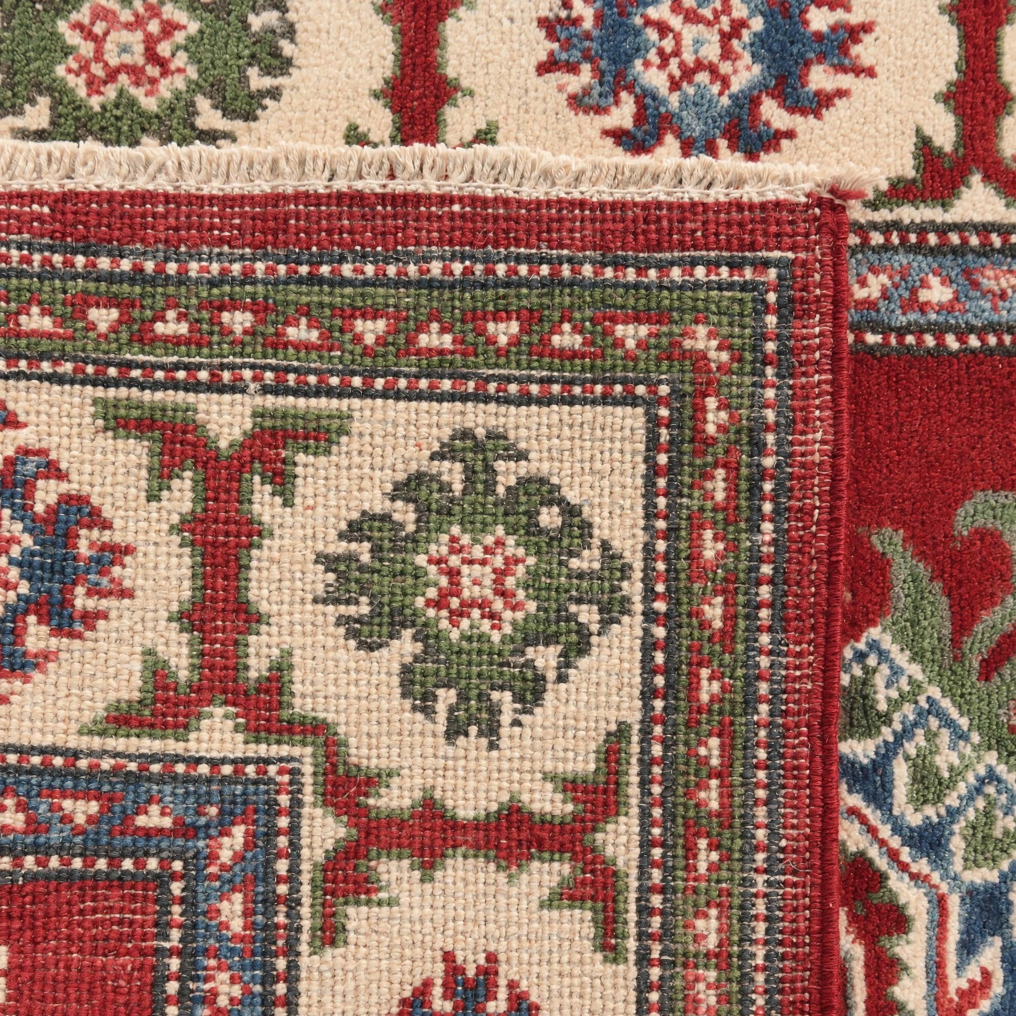 85cm x 120cm Hand Knotted Kazak Rug