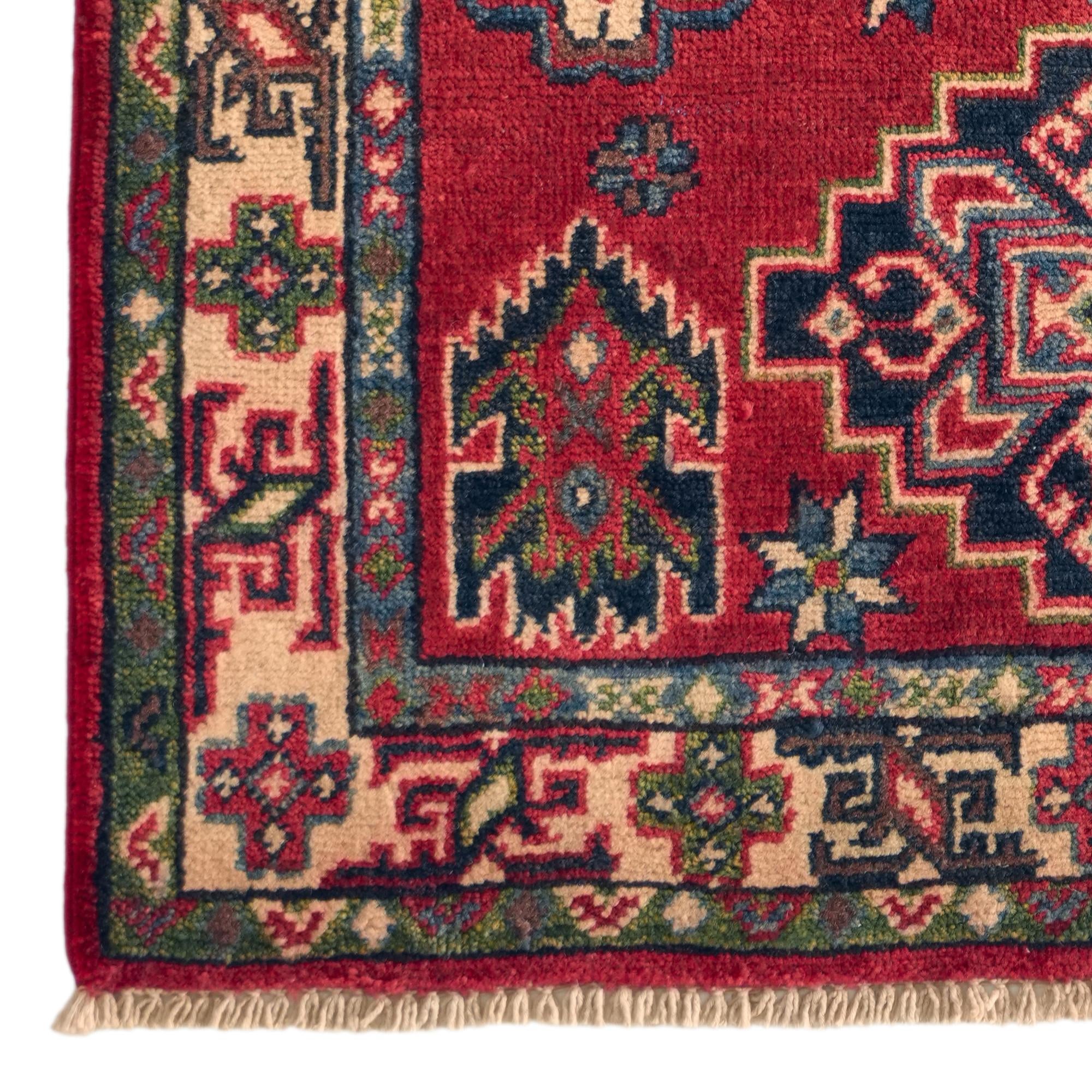Detail image 7 of 9: 2' 7 x 4' 5 Hand Knotted Kazak Rug