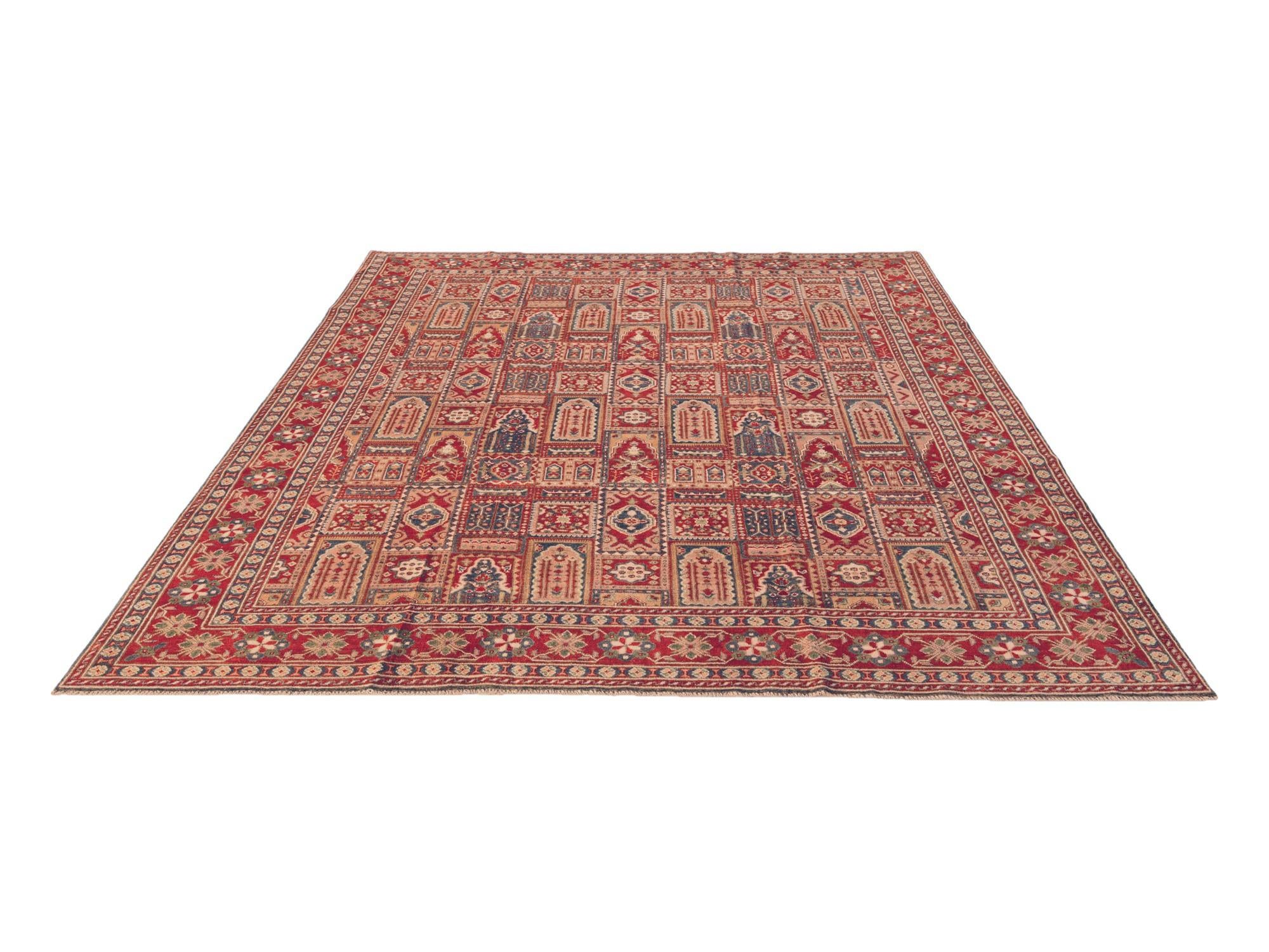 8' 9 x 10' 10 Hand Knotted Kazak Rug