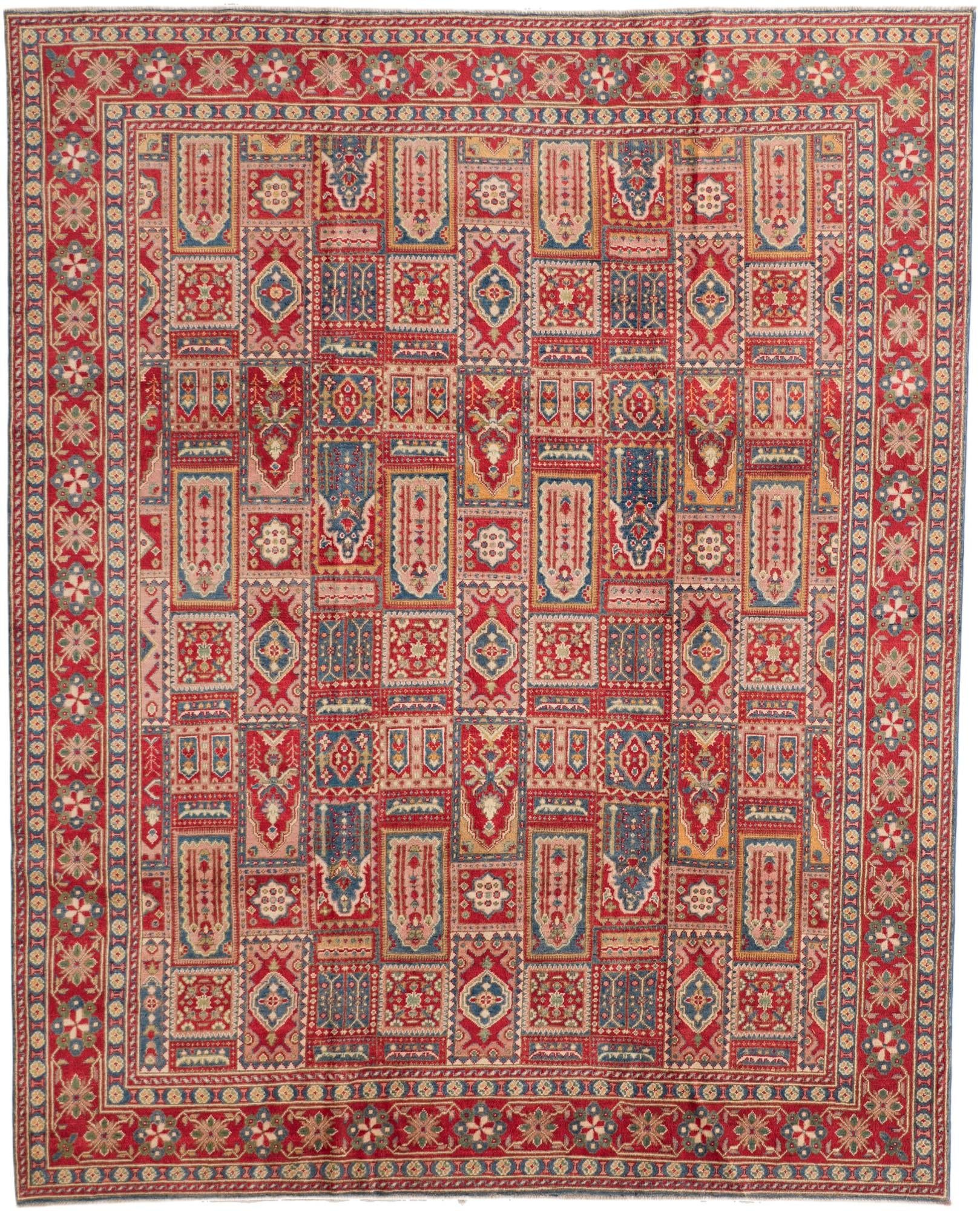 8' 9 x 10' 10 Hand Knotted Kazak Rug