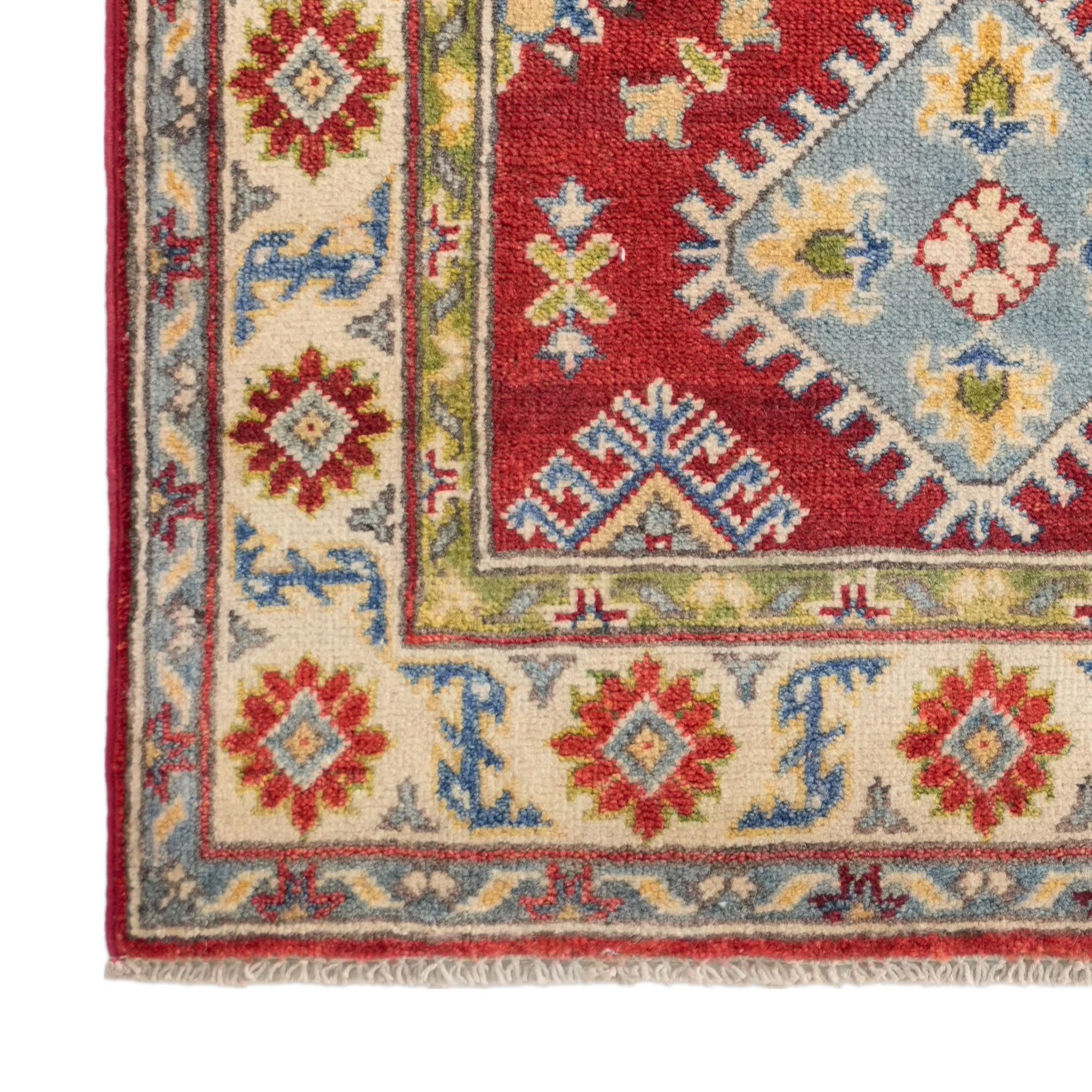 Detail image 7 of 12: 2' 7 x 4' 2 Hand Knotted Kazak Rug