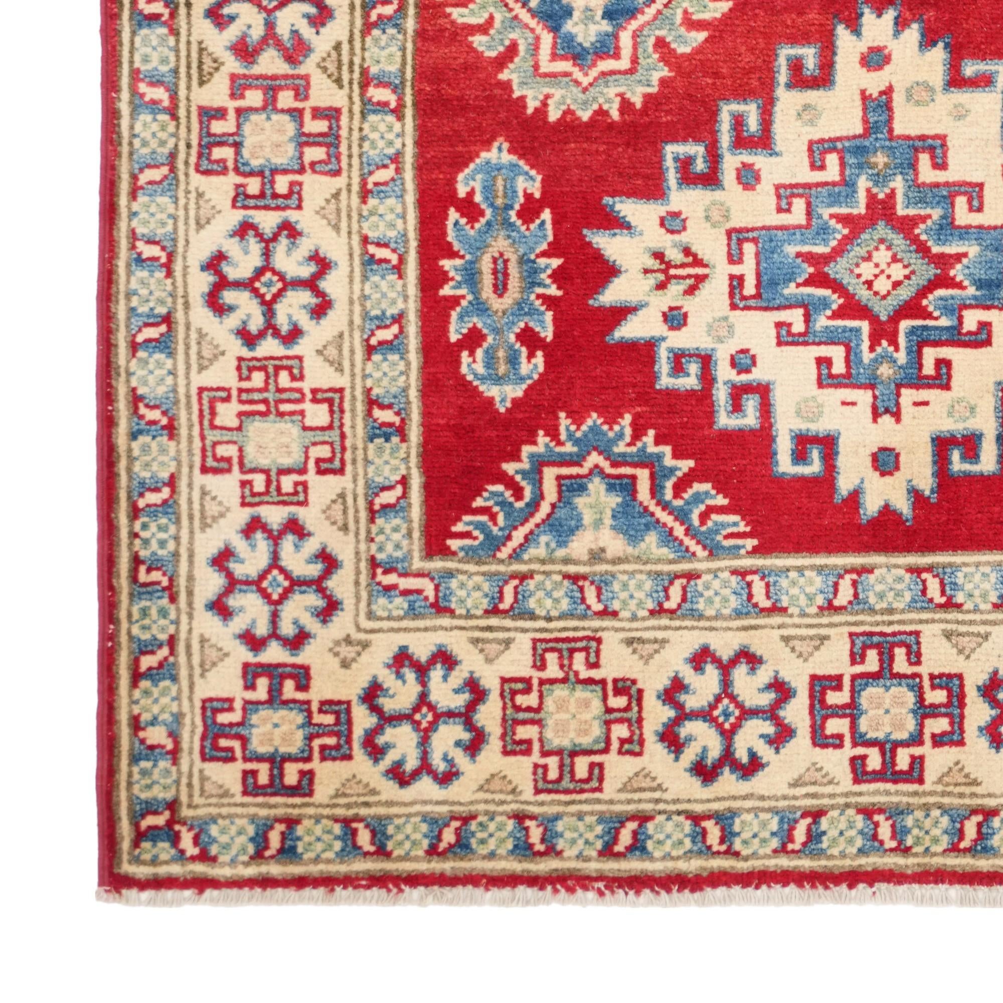 105cm x 150cm Handgeknüpft Kazak Teppich